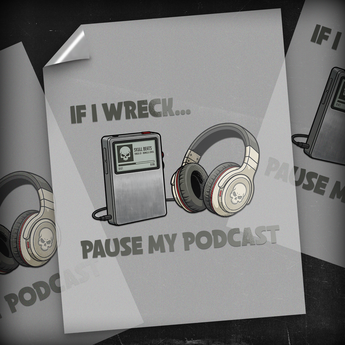 Pause my Podcast - DTF Transfer
