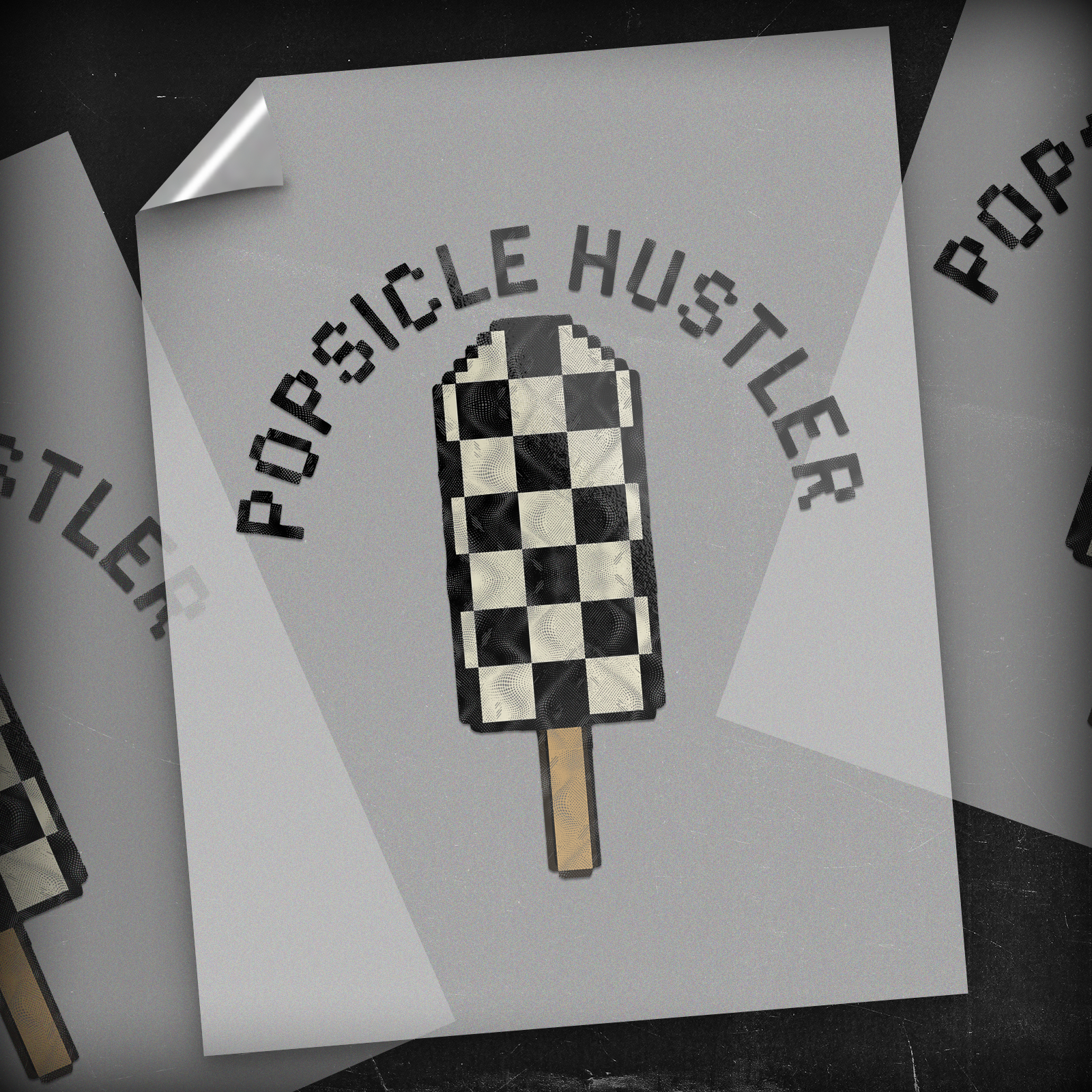 Pixel Popsicle Hustler - DTF Transfer