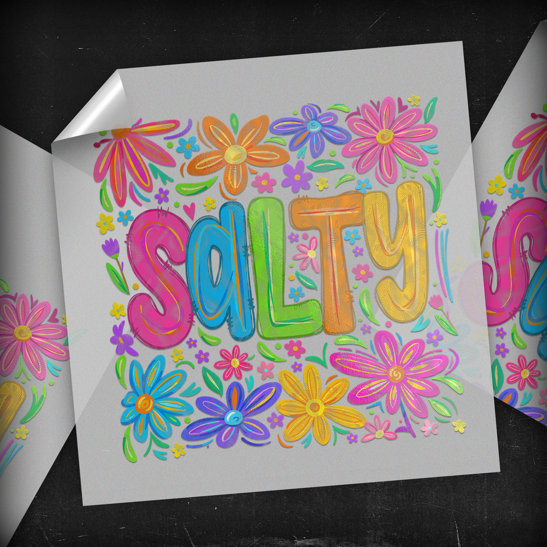 Floral Salty Retro Botanical - DTF Transfer