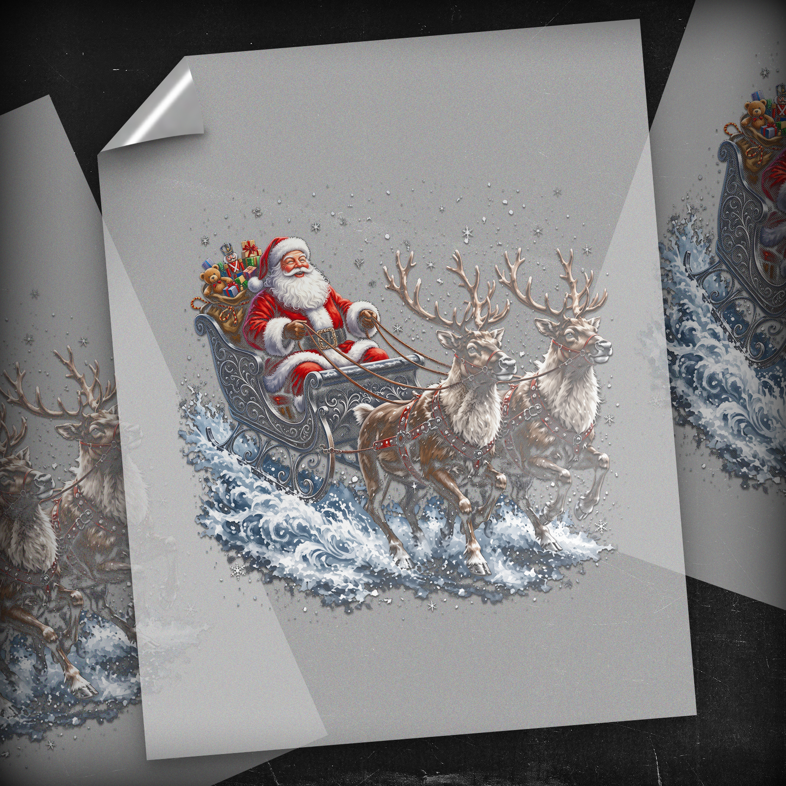 Santa’s Midnight Ride - DTF Transfer