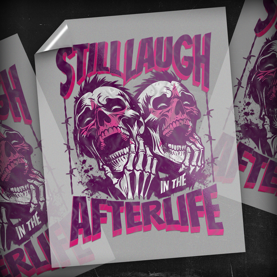 Skulls Laugh Their Death - DTF Transfer