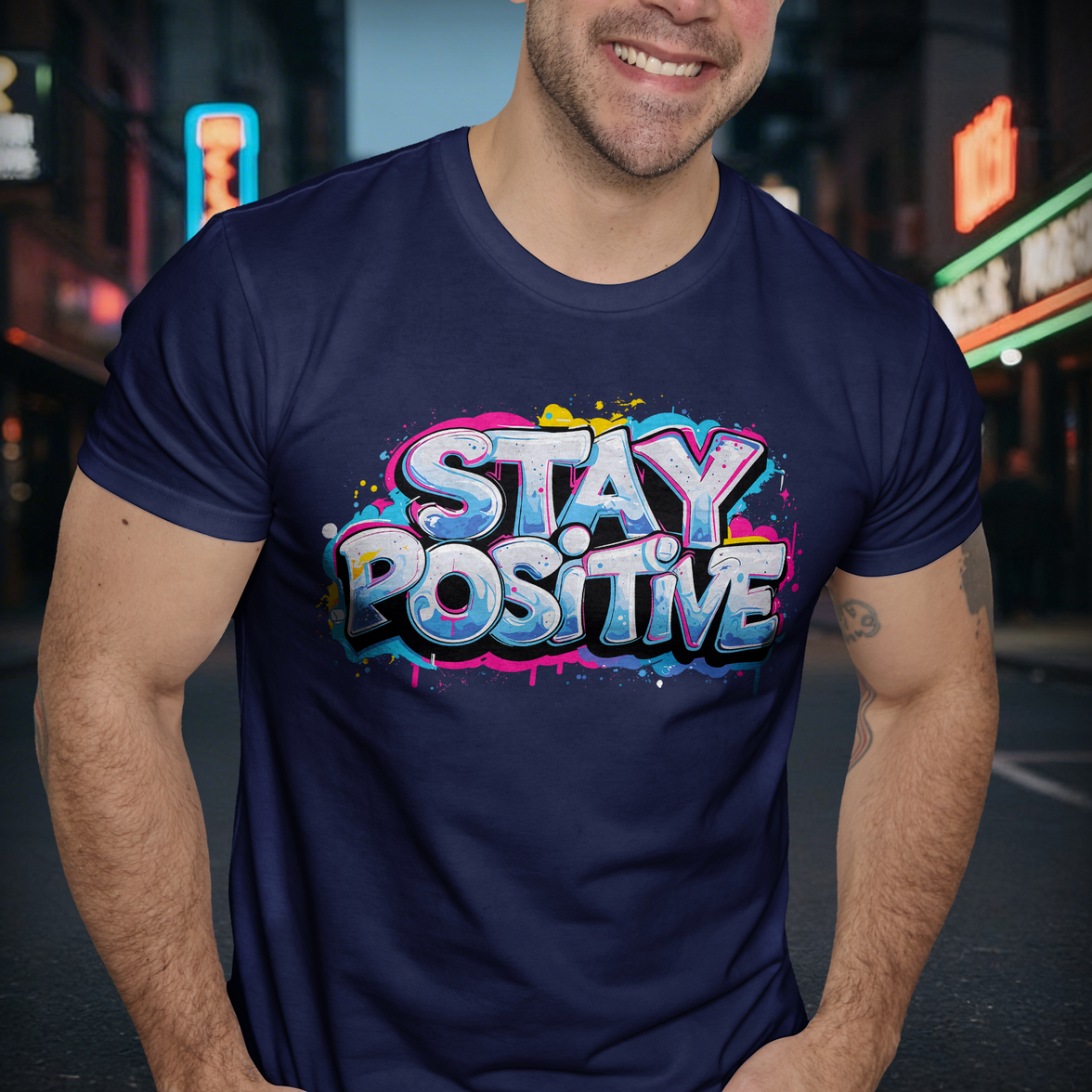 Stay Positive  - DTF Transfer