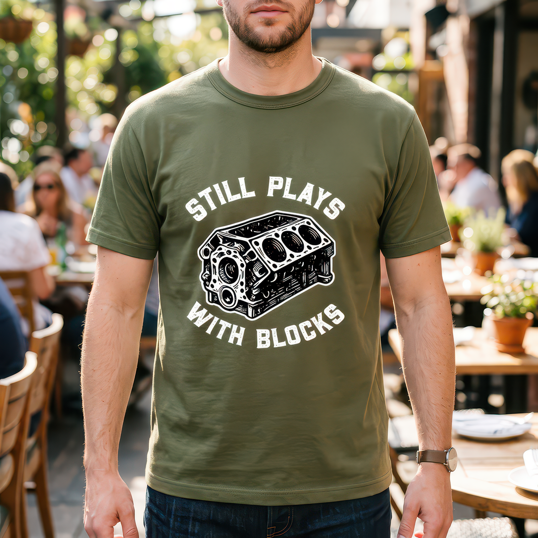 Still Plays With Blocks Engine - DTF Transfer