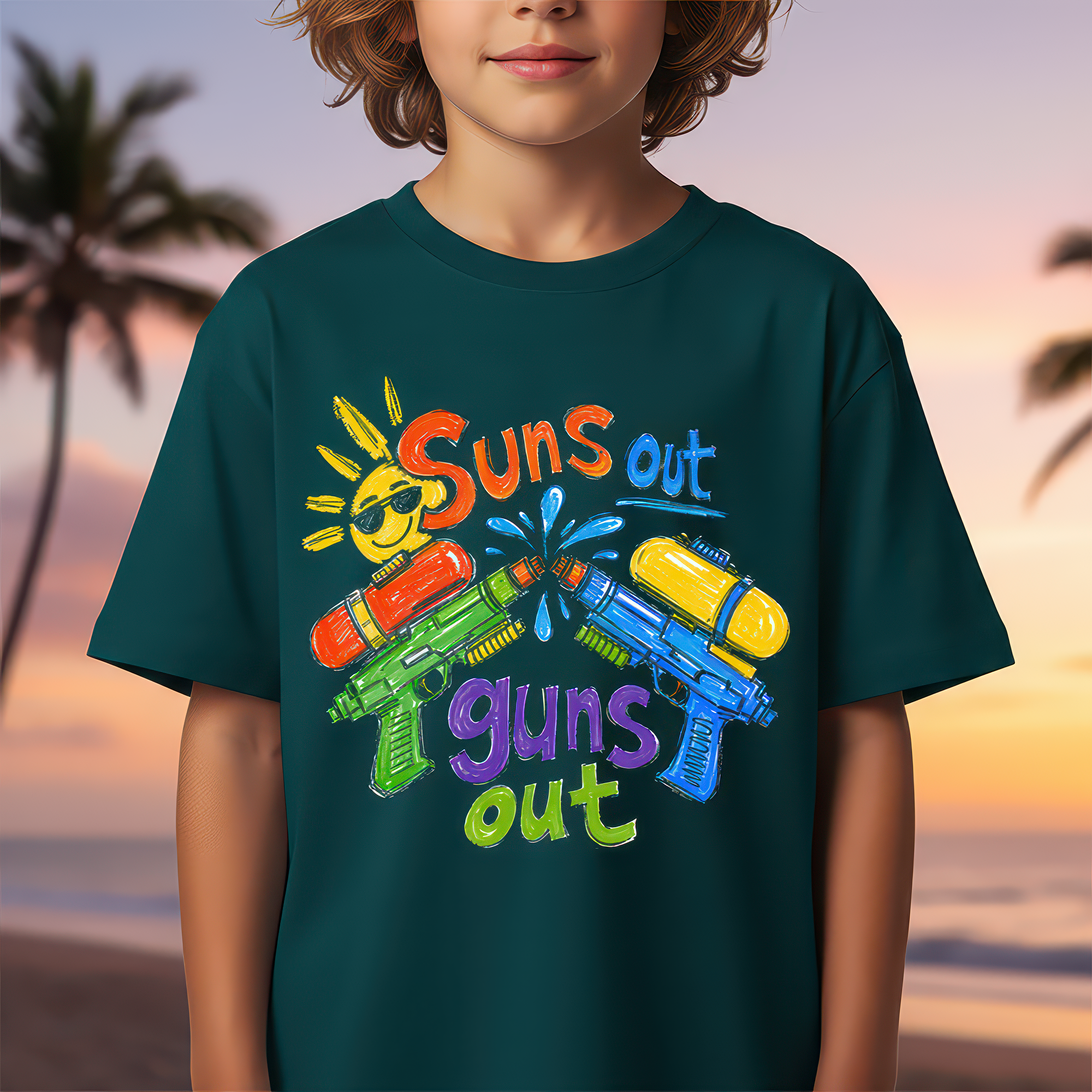 Suns Out Guns Out - DTF Transfer