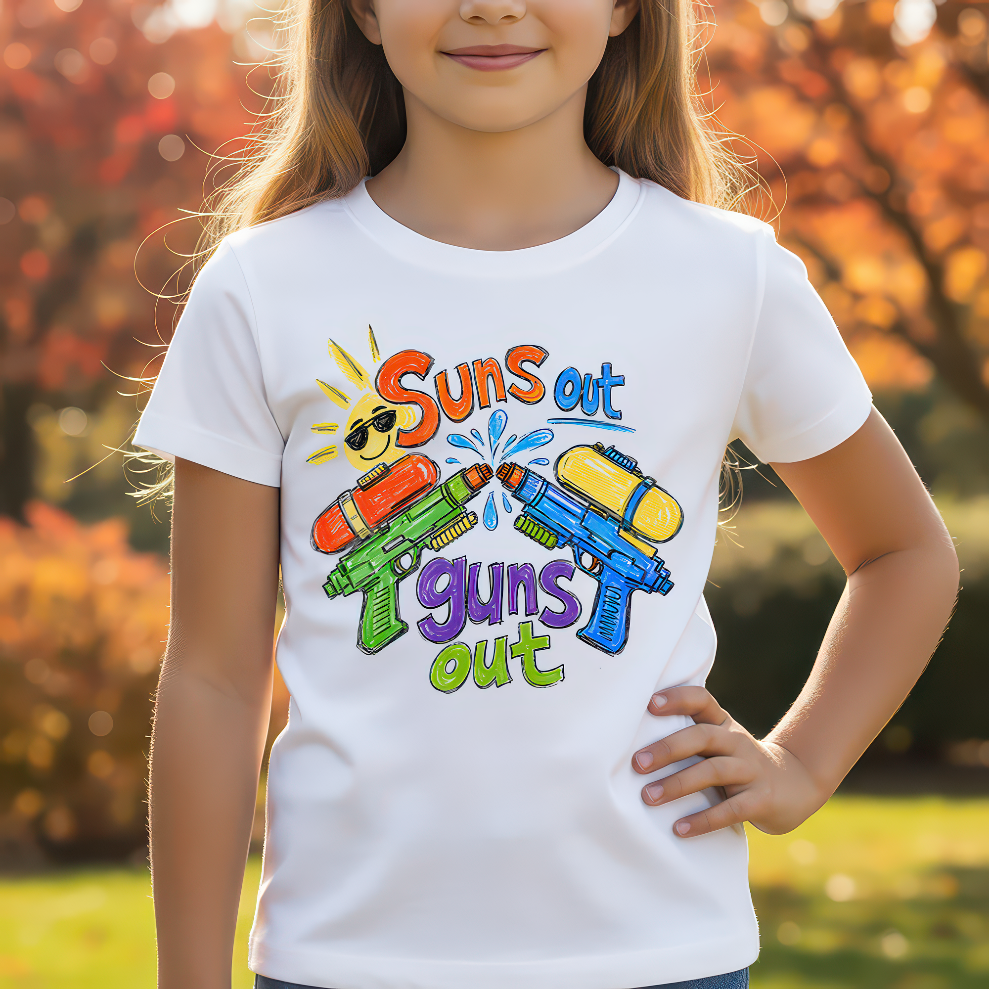 Suns Out Guns Out - DTF Transfer