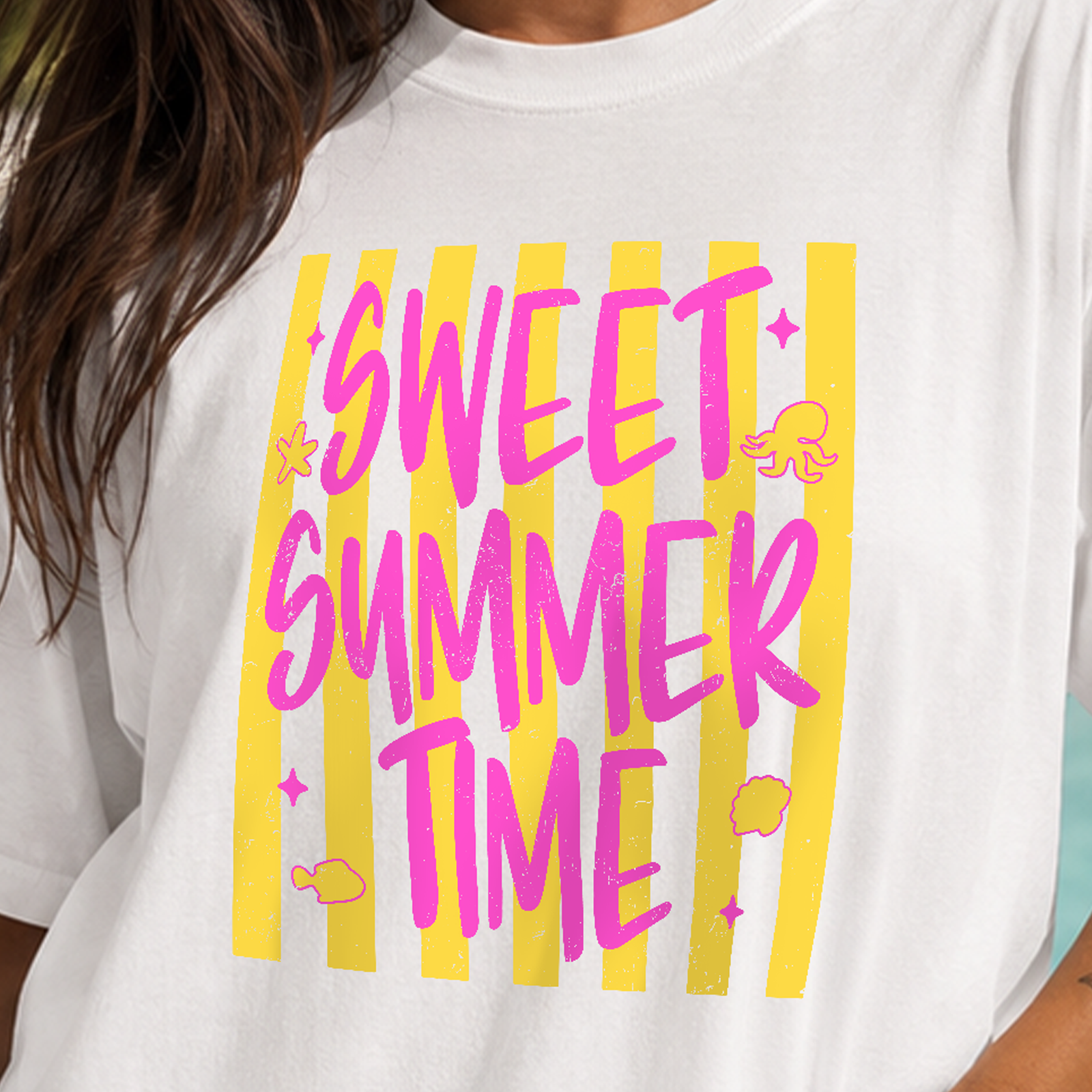 Sweet Summer Stripes - DTF Transfer