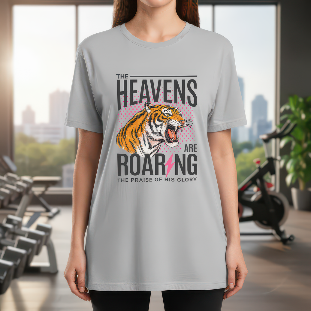 The Heavens Are Roaring Tiger - DTF Transfer