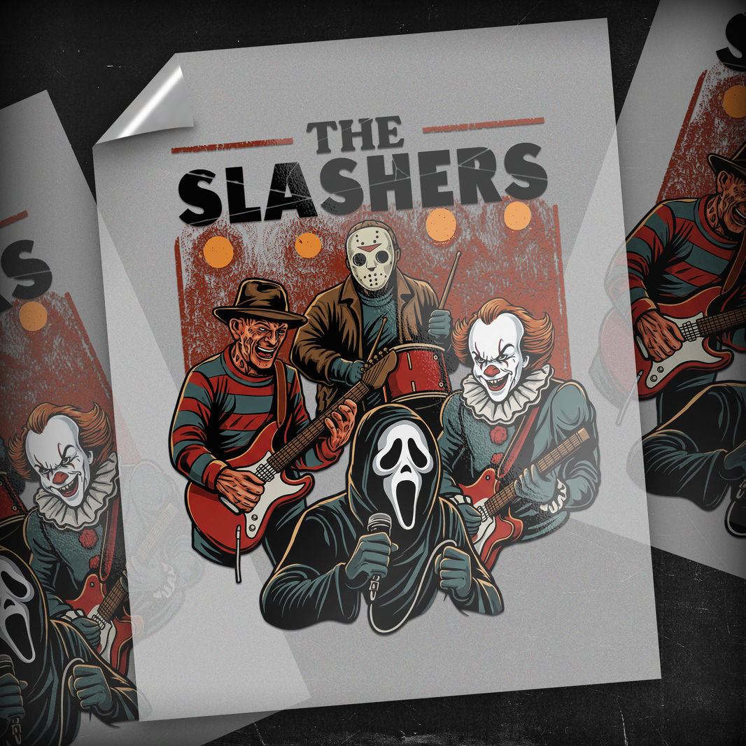 The Slashers Horror Band - DTF Transfer