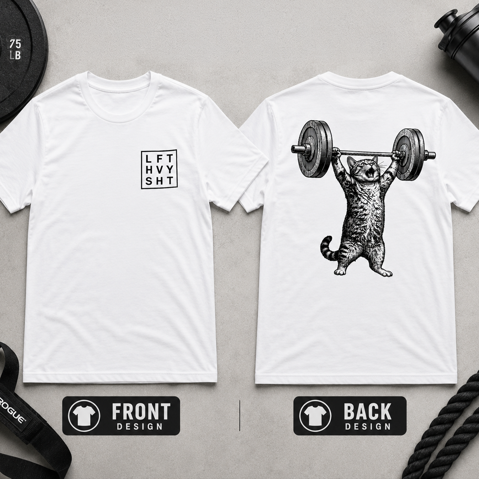 Lift Heavy Cats - DTF Transfer