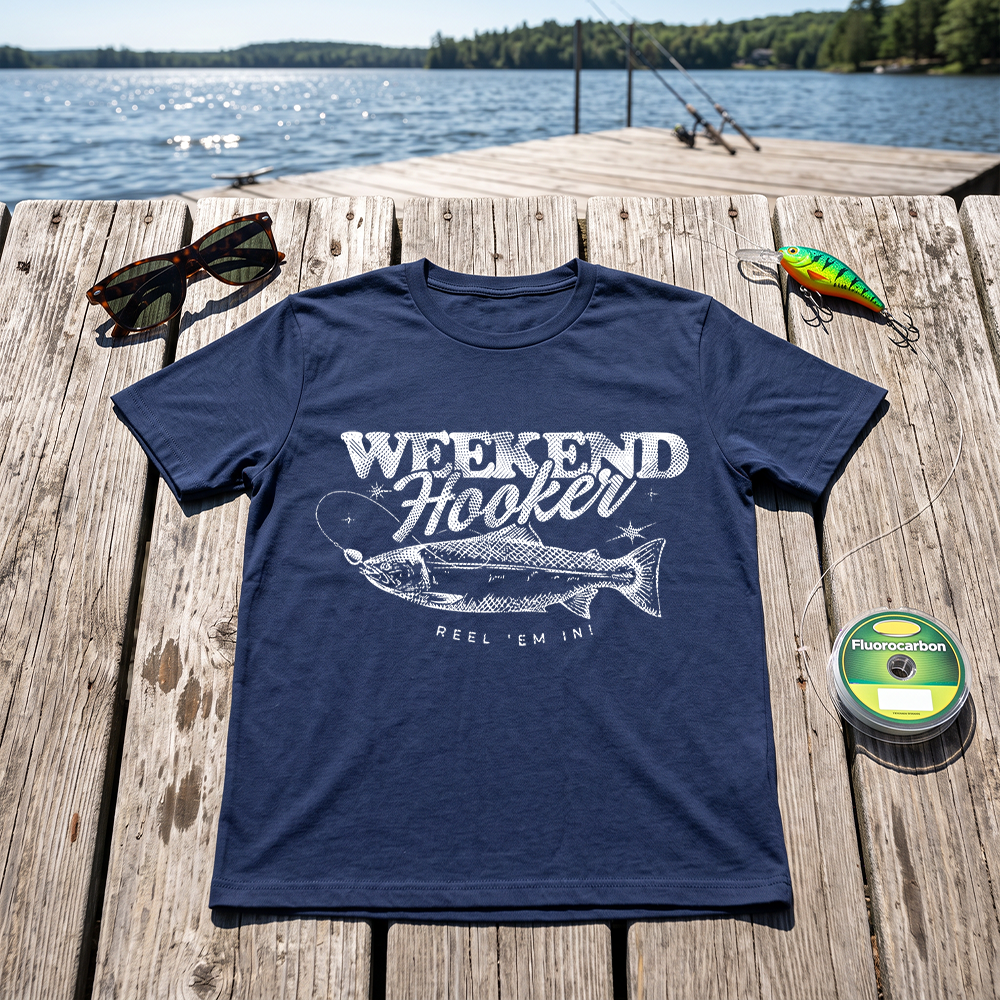 Weekend Hooker Reel 'Em In Fish - DTF Transfer