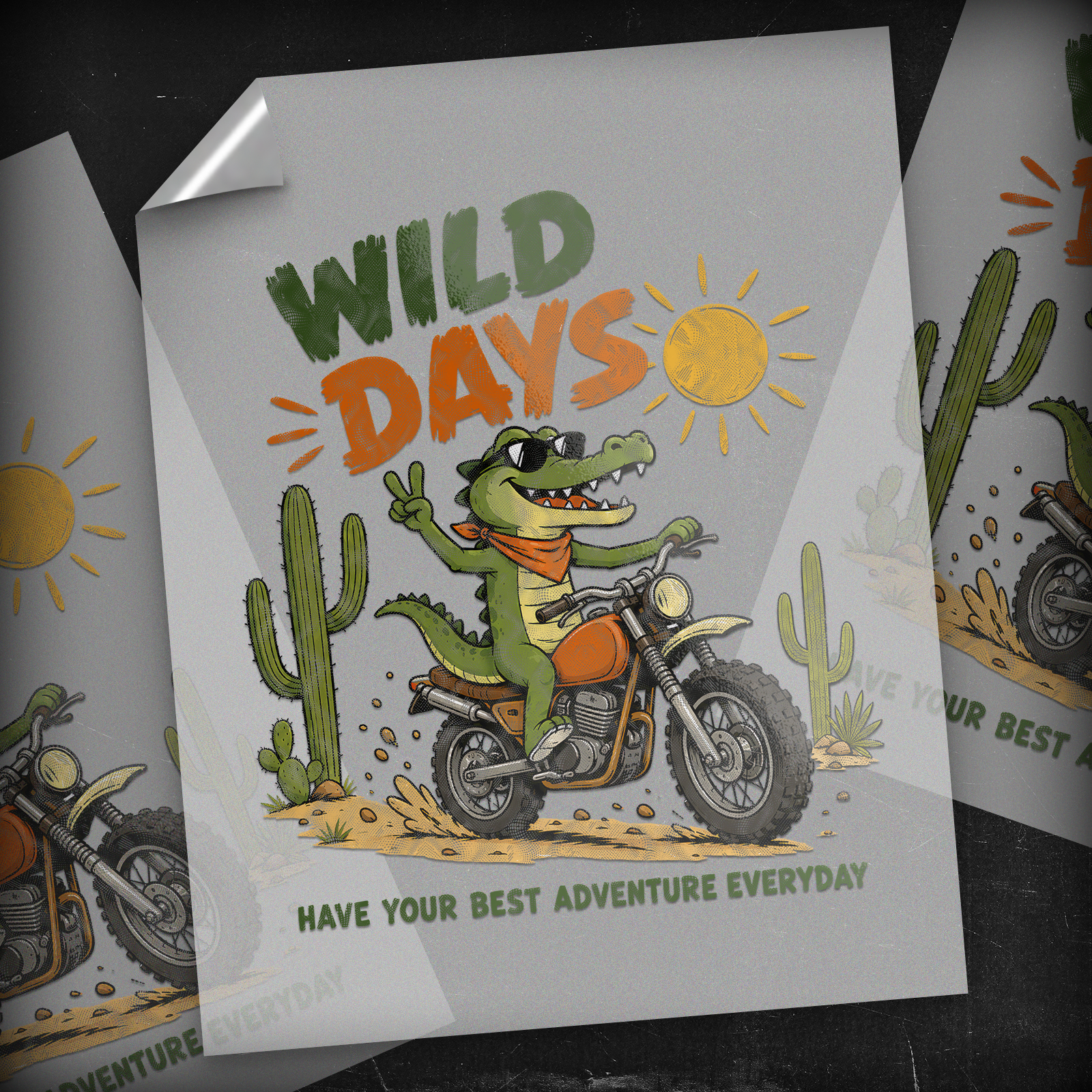 Wild Days - DTF Transfer