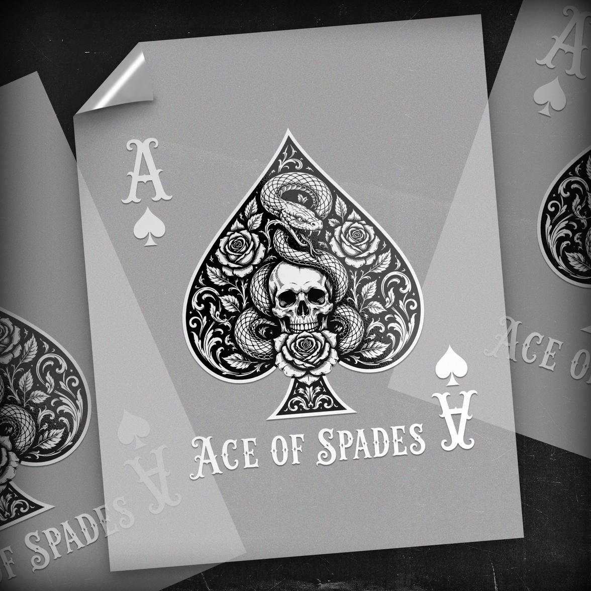 Ace Of Spades - DTF Transfer