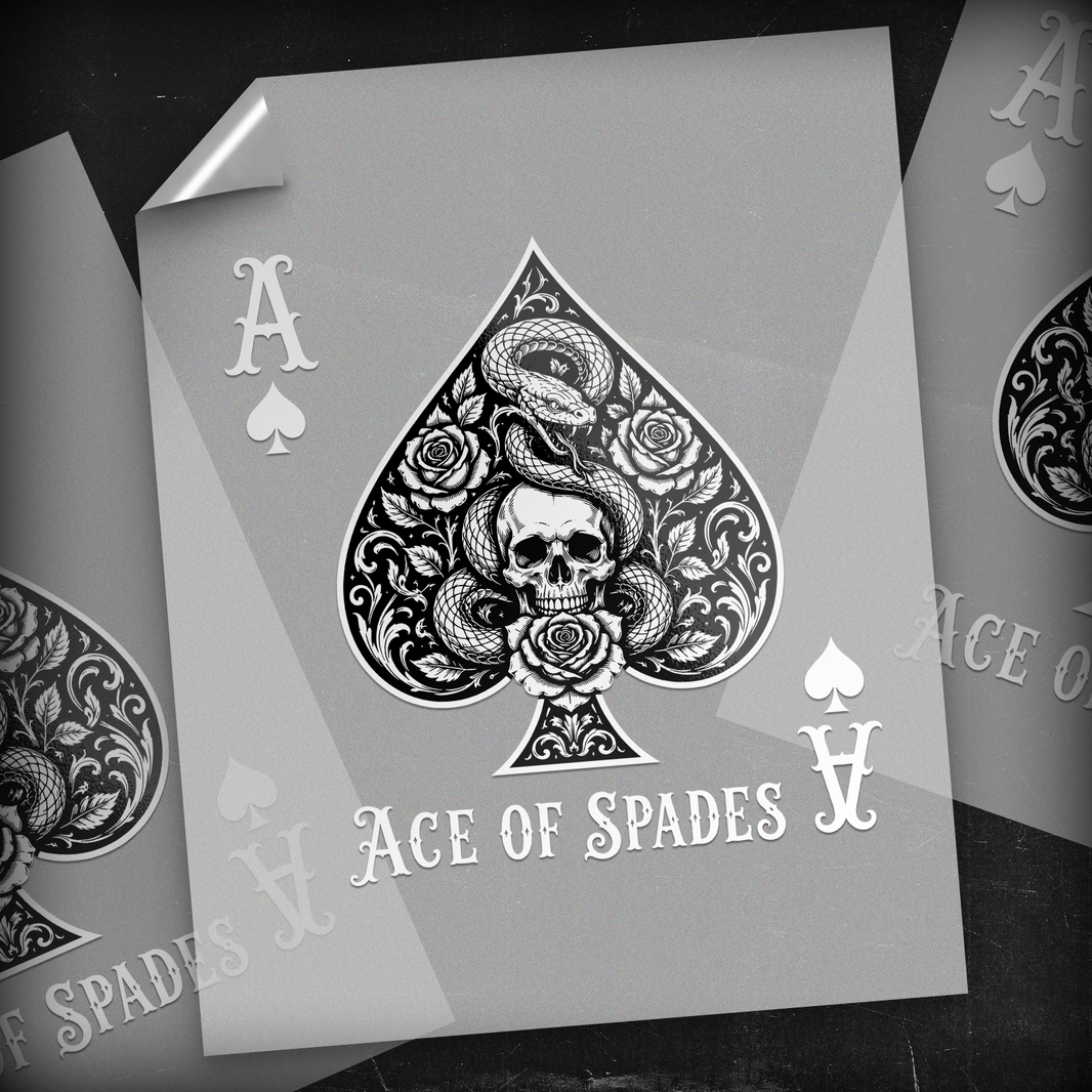 Ace Of Spades - DTF Transfer