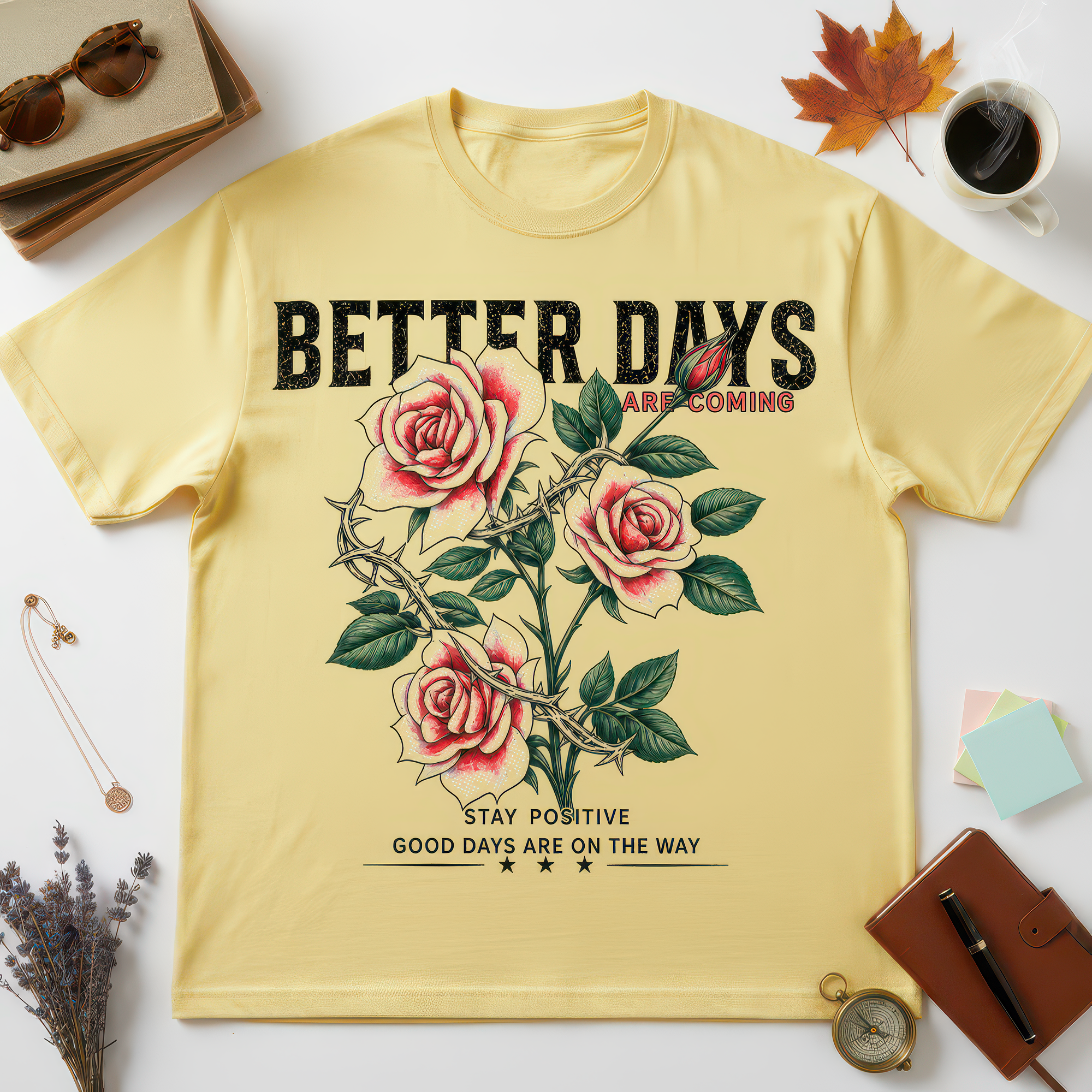 Better Days Rose - DTF Transfer