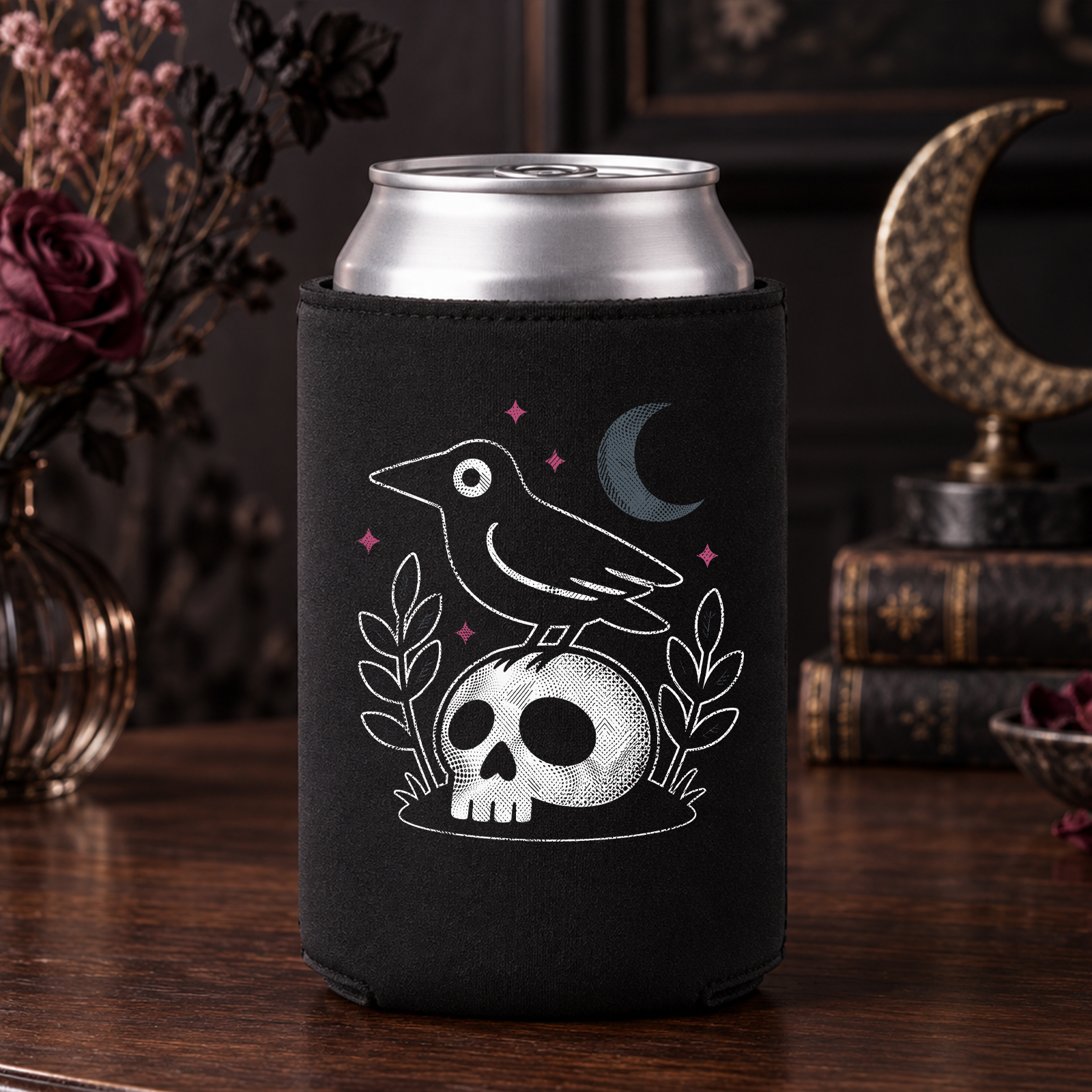 Crow On Skull - DTF Transfer