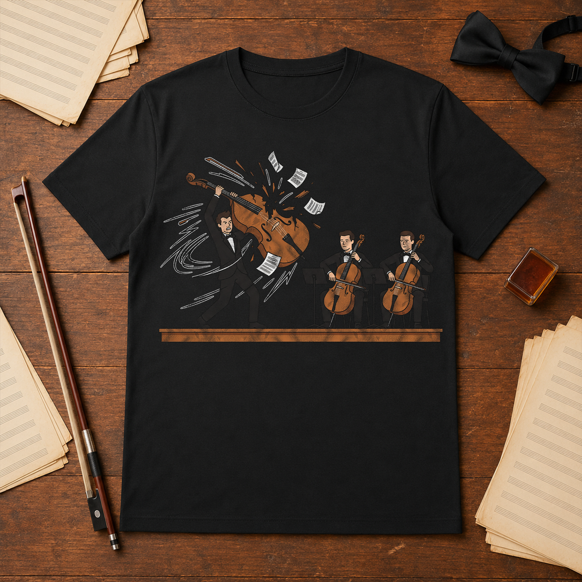 Heavy Metal Cello - DTF Transfer