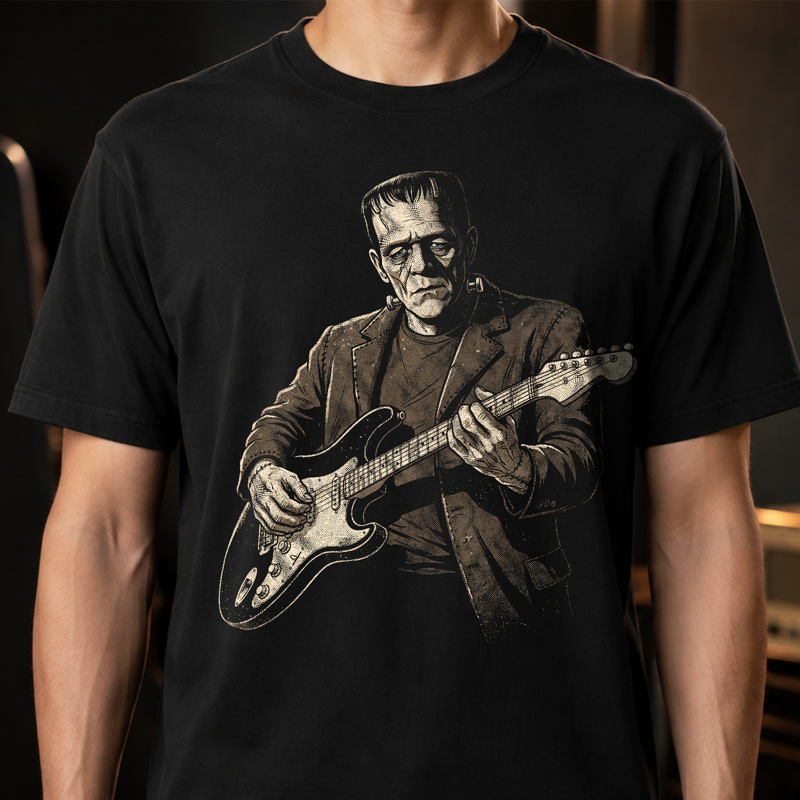 Frankenstein Guitar - DTF Transfer