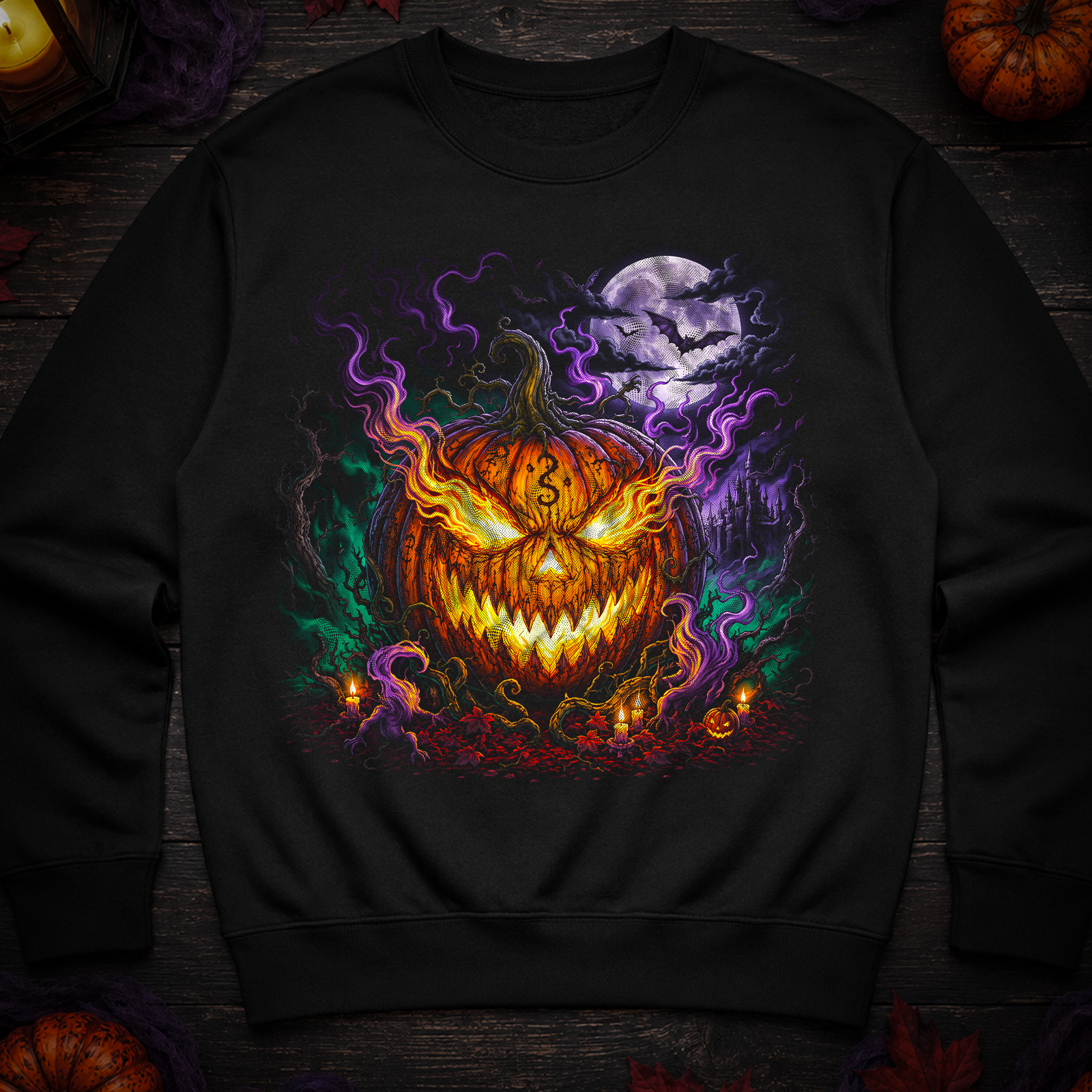 Infernal Jack-O'-Lantern - DTF Transfer