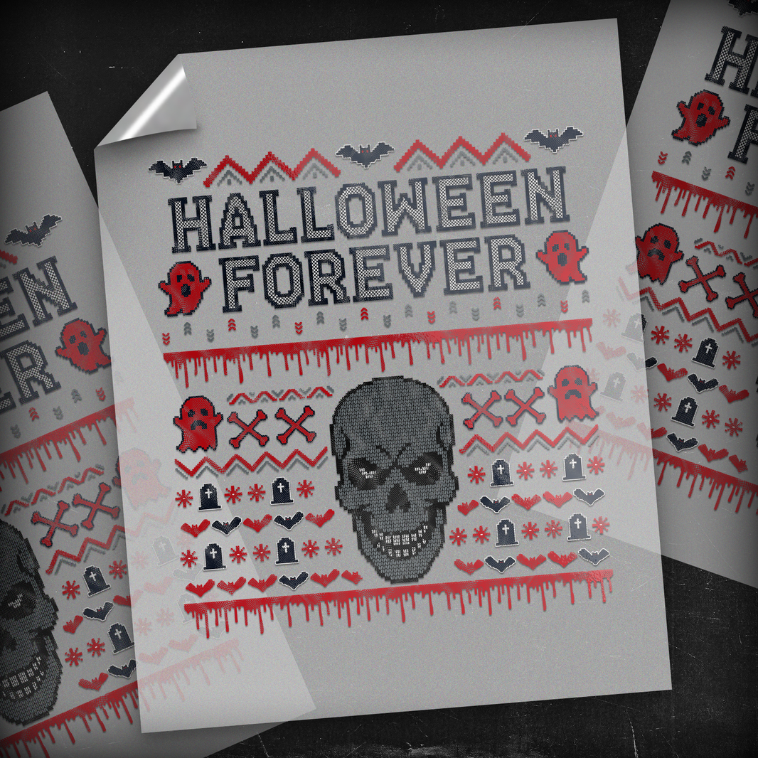 Halloween Forever Ugly Sweater - DTF Transfer
