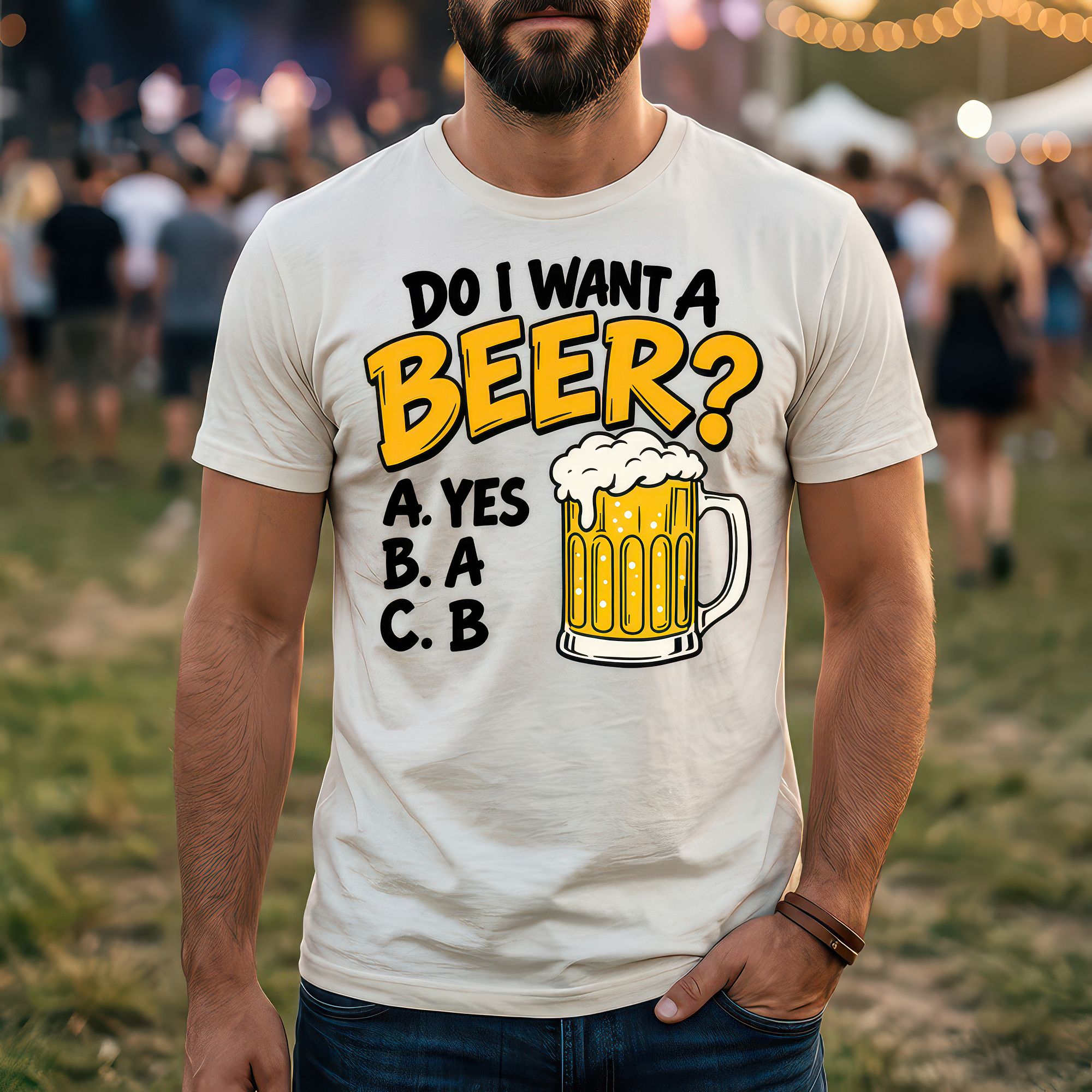 Do I Want A Beer? - DTF Transfer
