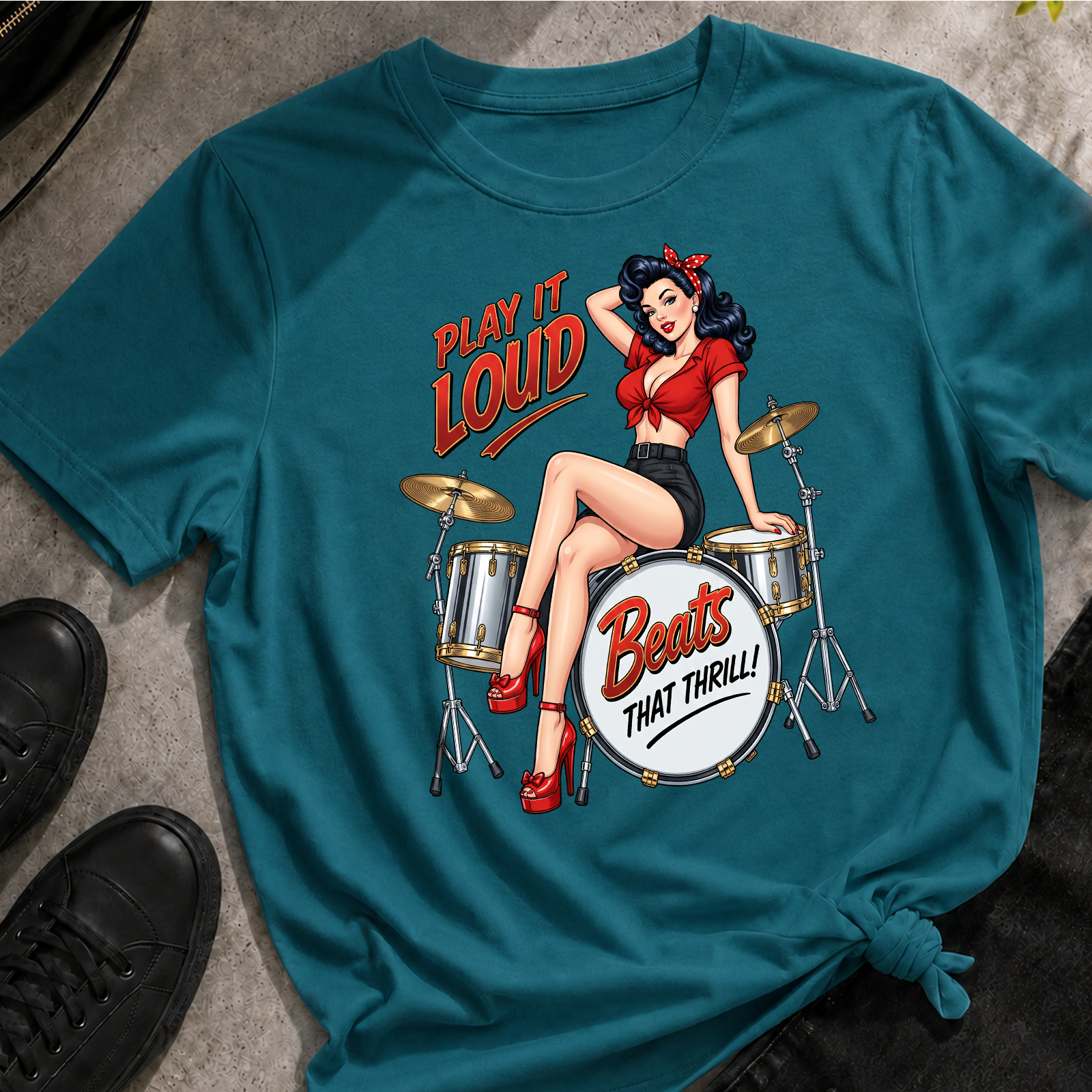 Bombshell Blitz - Retro Pin-Up & Rockabilly Premade Gang Sheet
