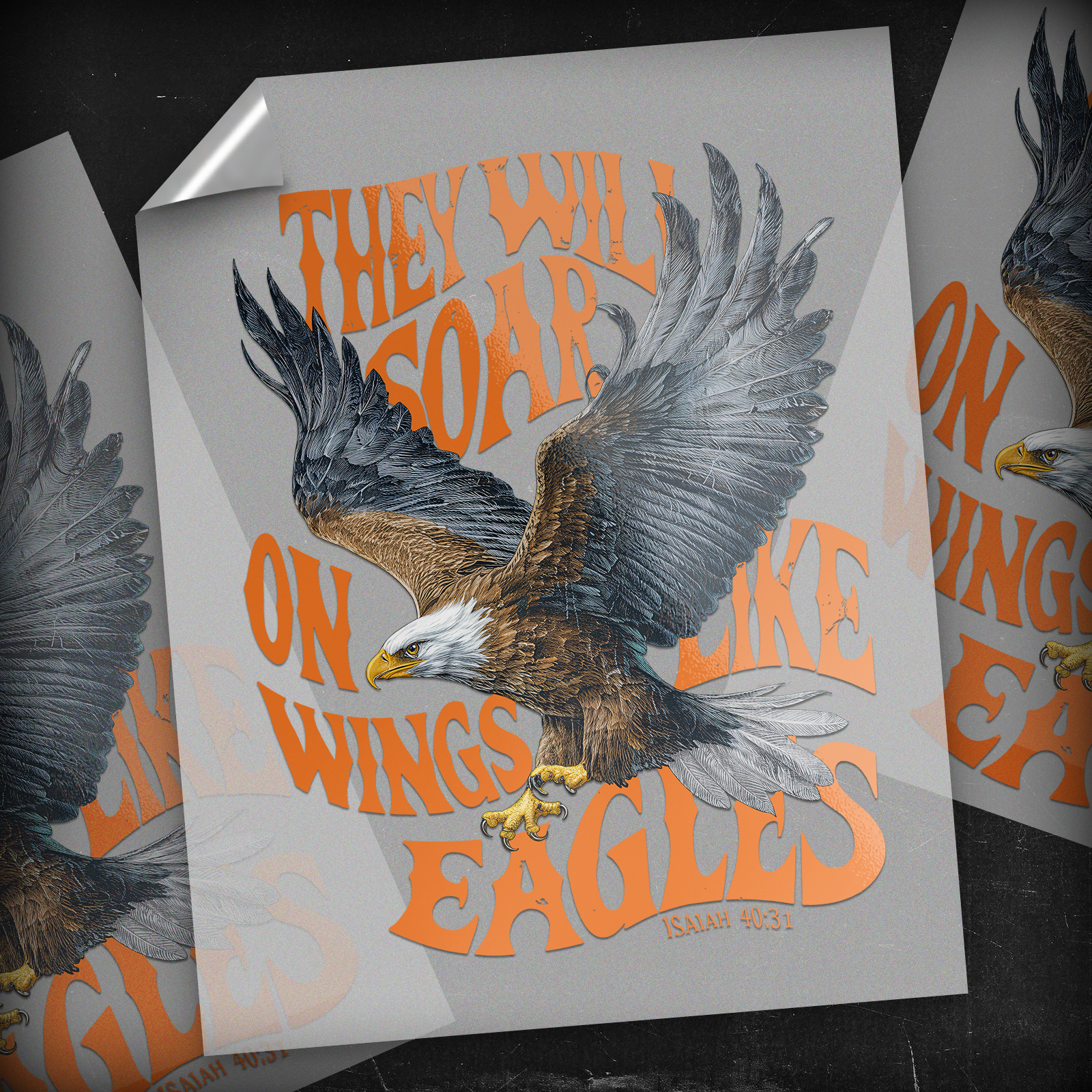 They Will Soar On Wings Like Eagles - DTF Transfer