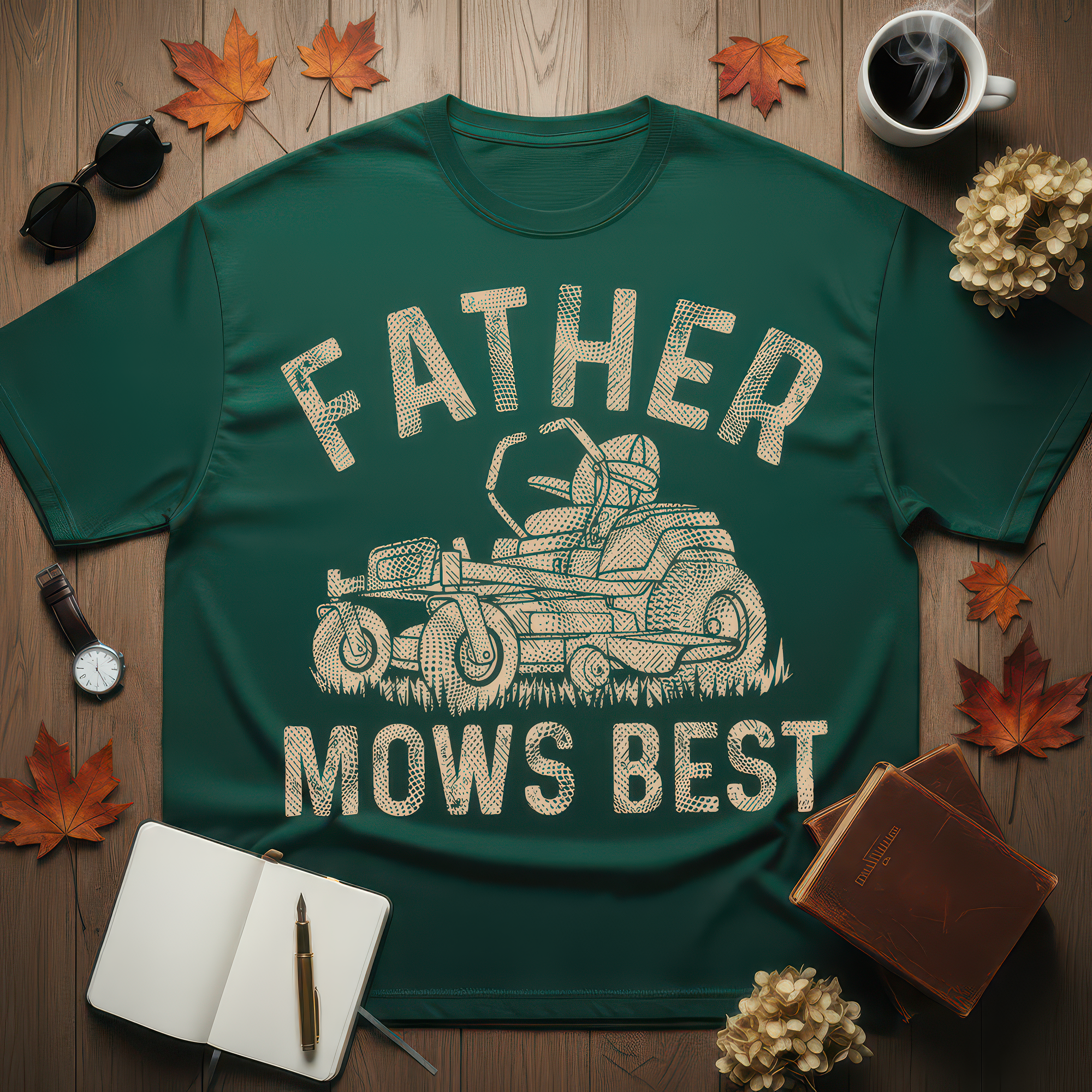 Father Mows Best - DTF Transfer