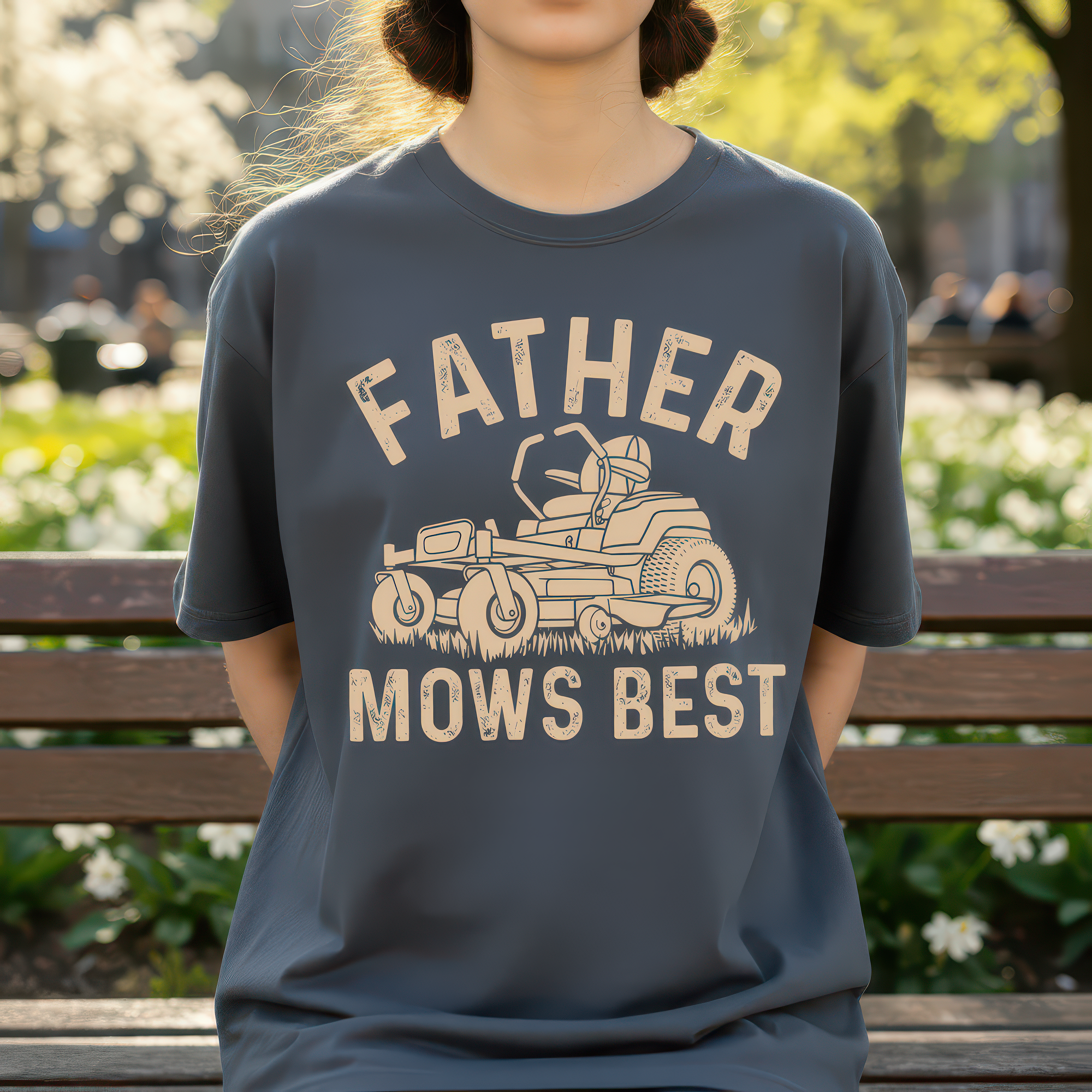 Father Mows Best - DTF Transfer