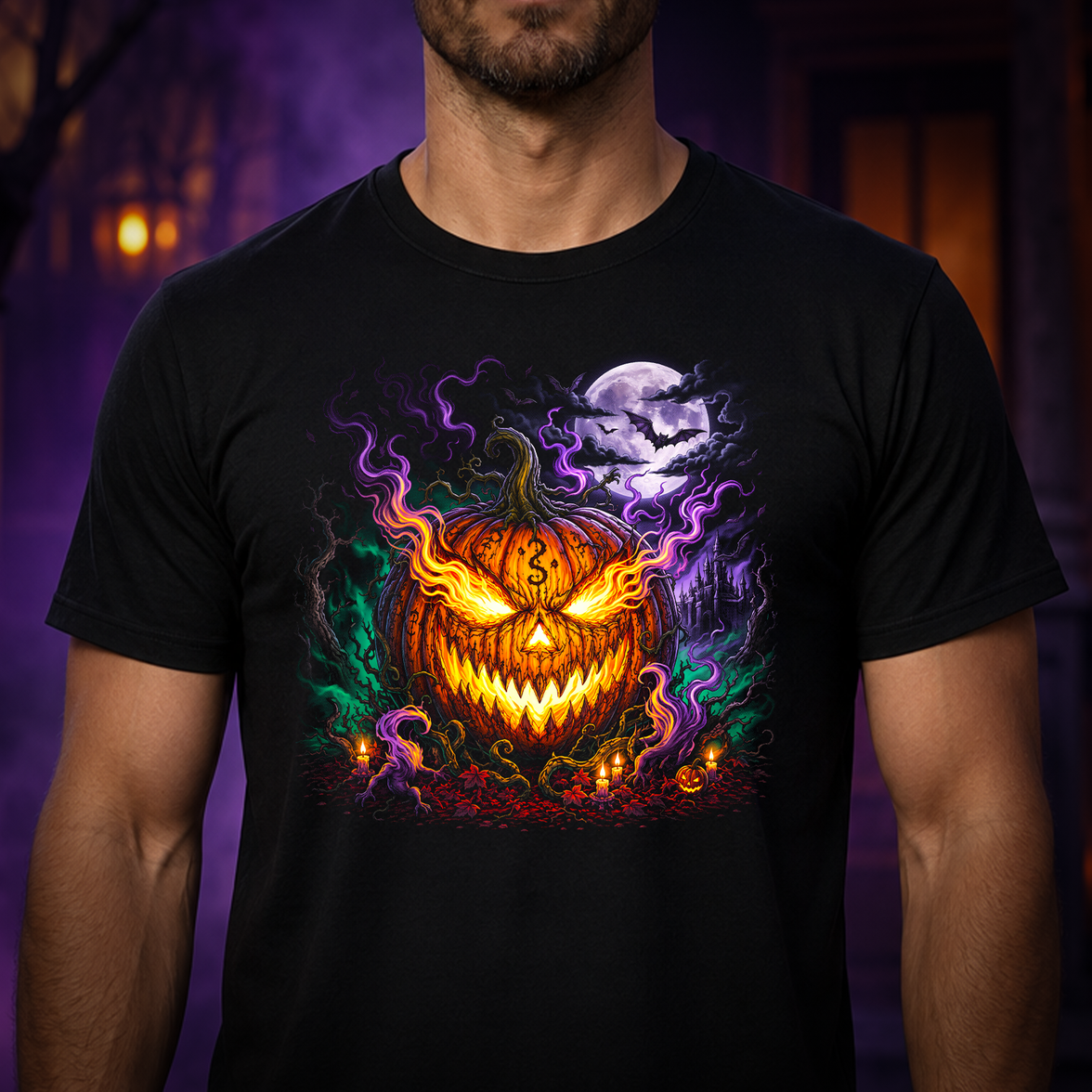 Infernal Jack-O'-Lantern - DTF Transfer