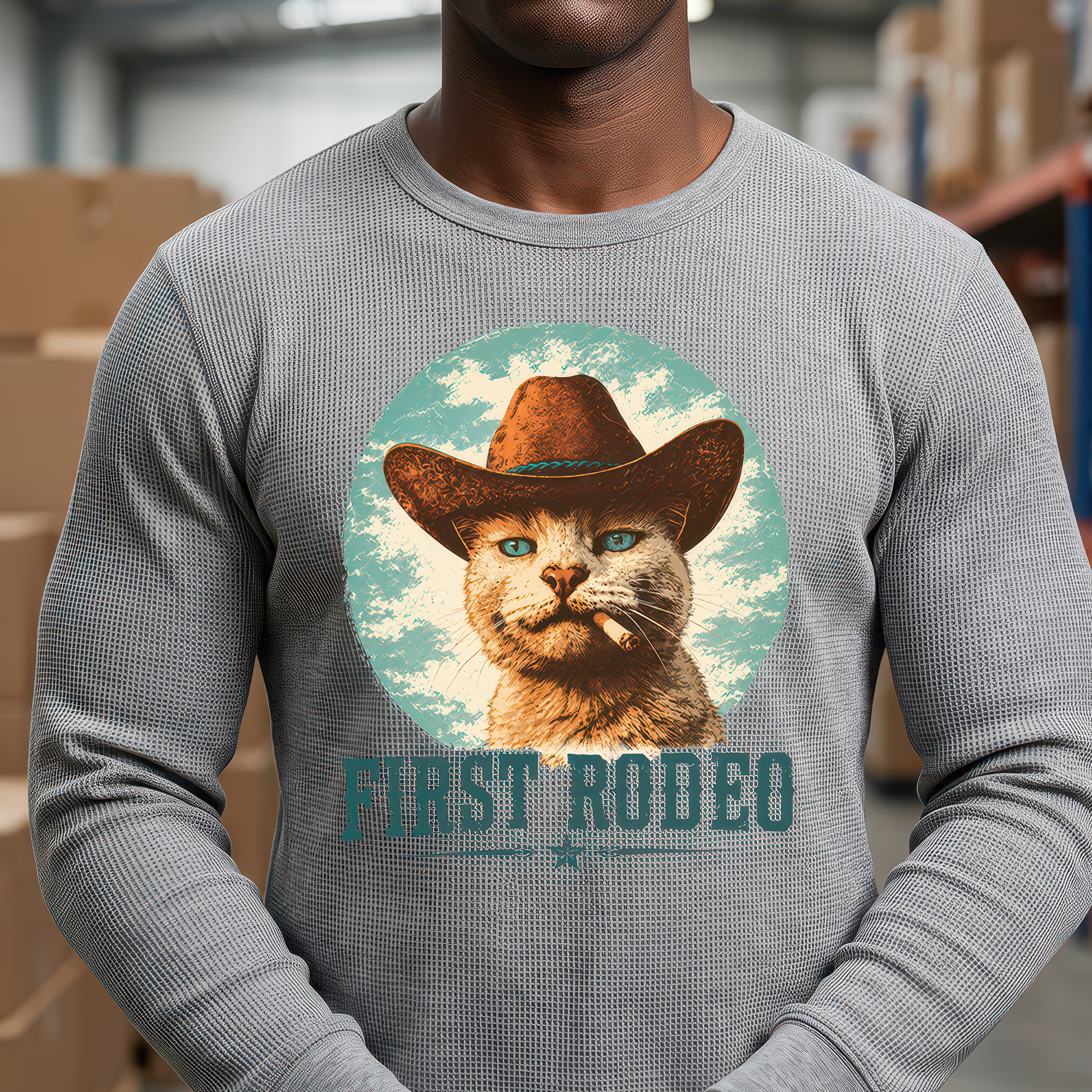 First Rodeo Cat - DTF Transfer