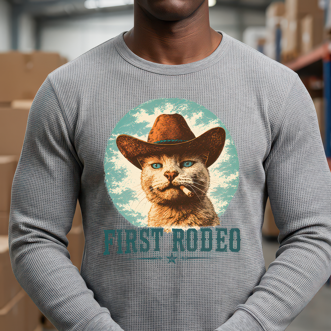 First Rodeo Cat - DTF Transfer
