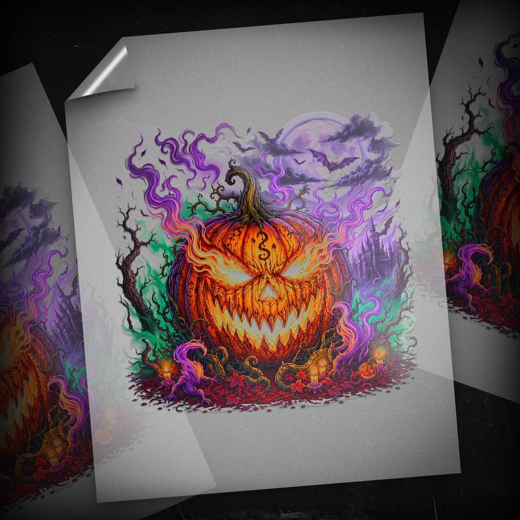 Infernal Jack-O'-Lantern - DTF Transfer