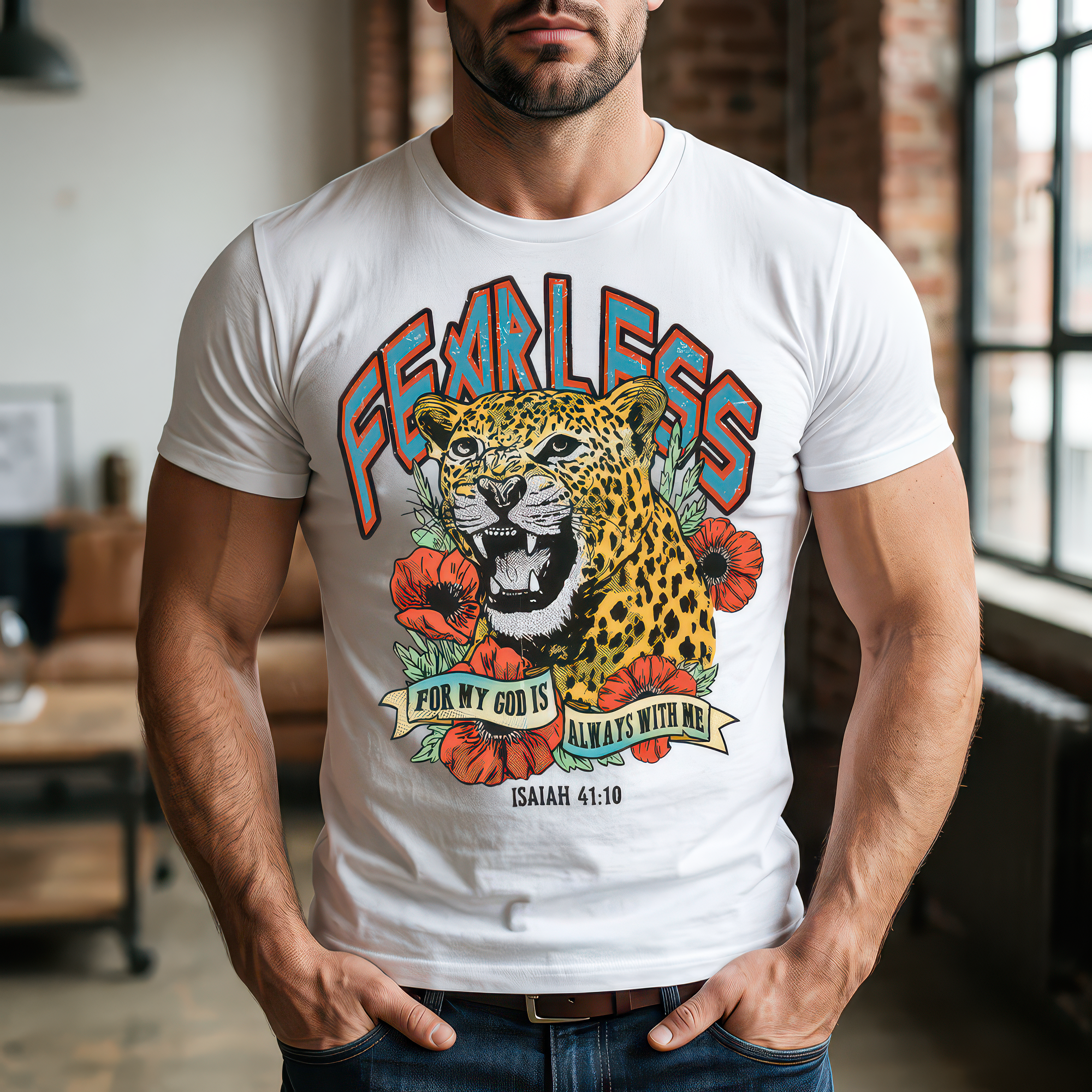 Fearless For My God Is Always With Me - DTF Transfer