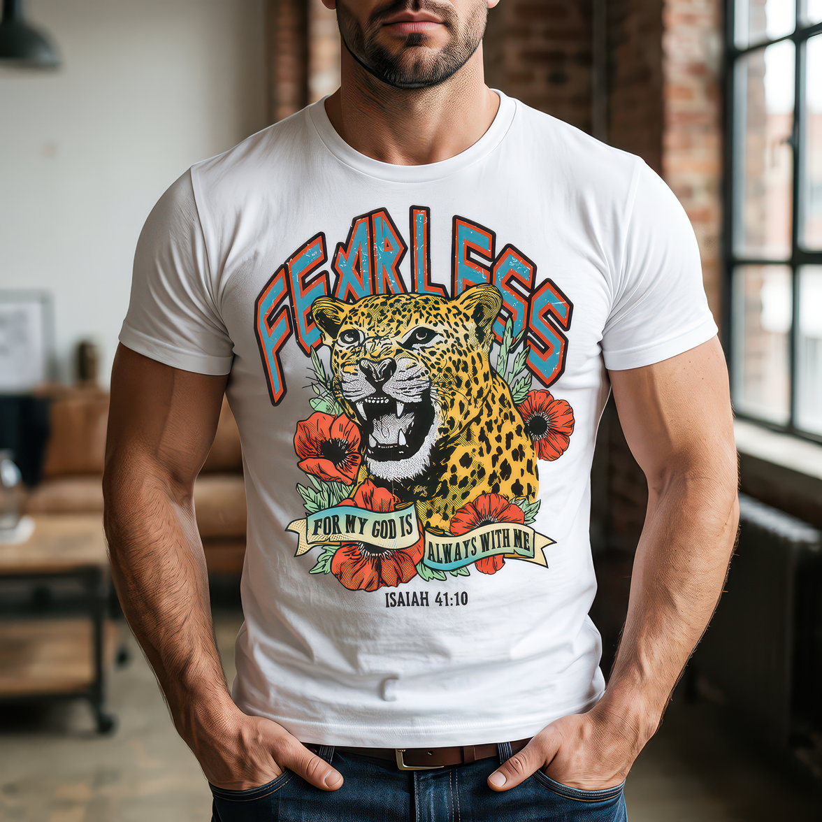 Fearless For My God Is Always With Me - DTF Transfer