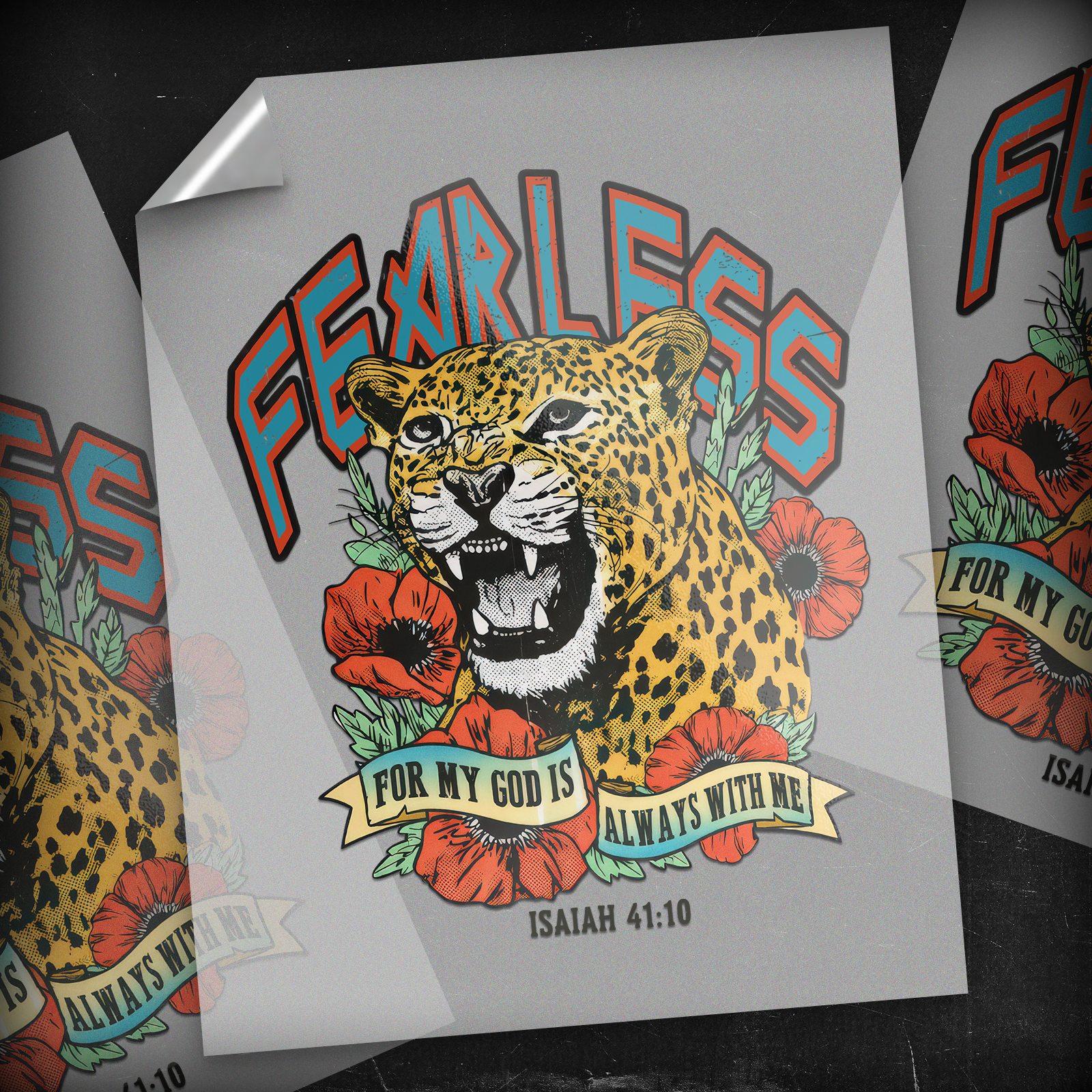 Fearless For My God Is Always With Me - DTF Transfer