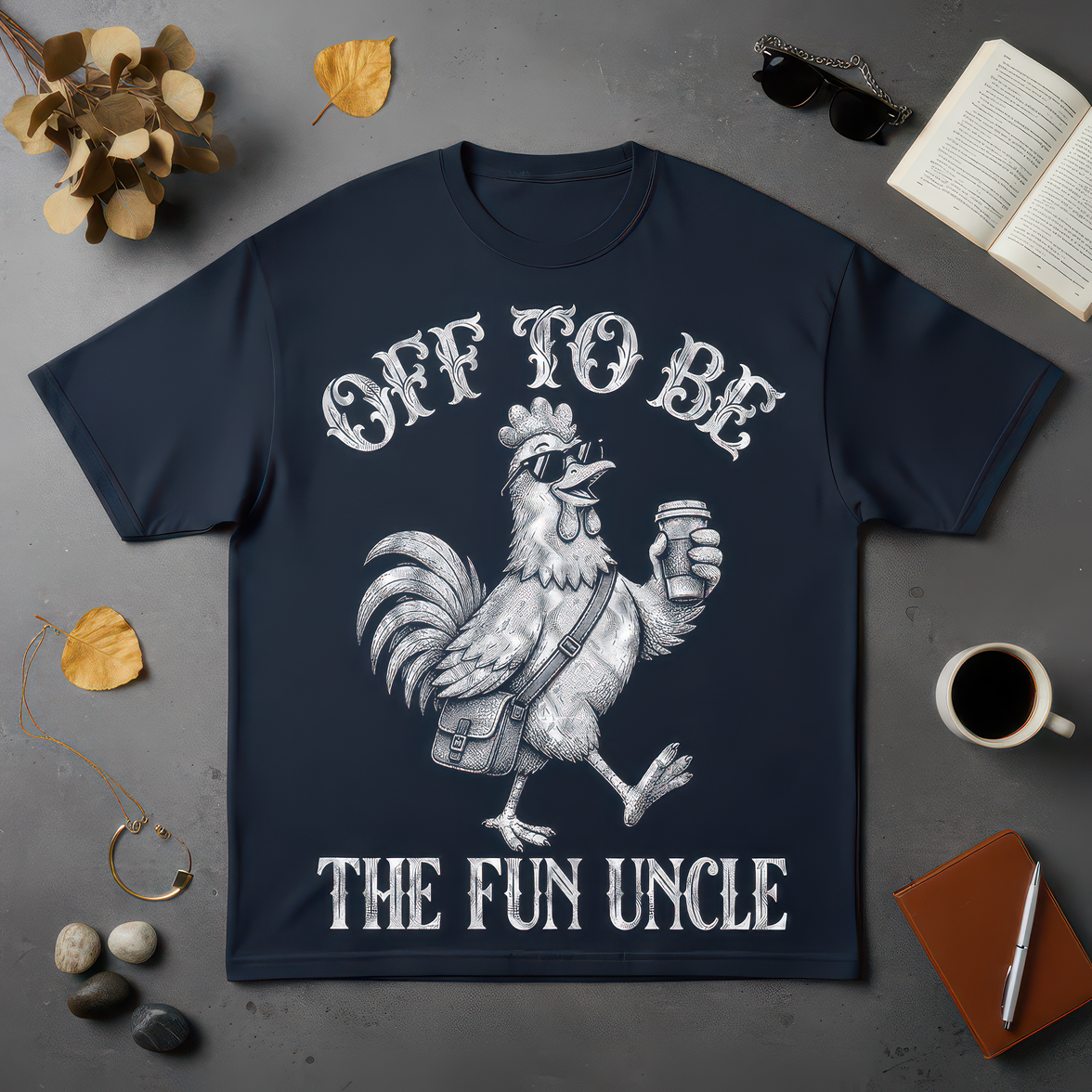 Off To Be The Fun Uncle - DTF Transfer
