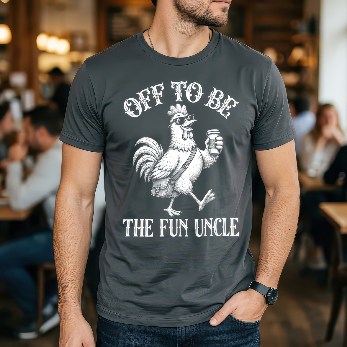 Off To Be The Fun Uncle - DTF Transfer