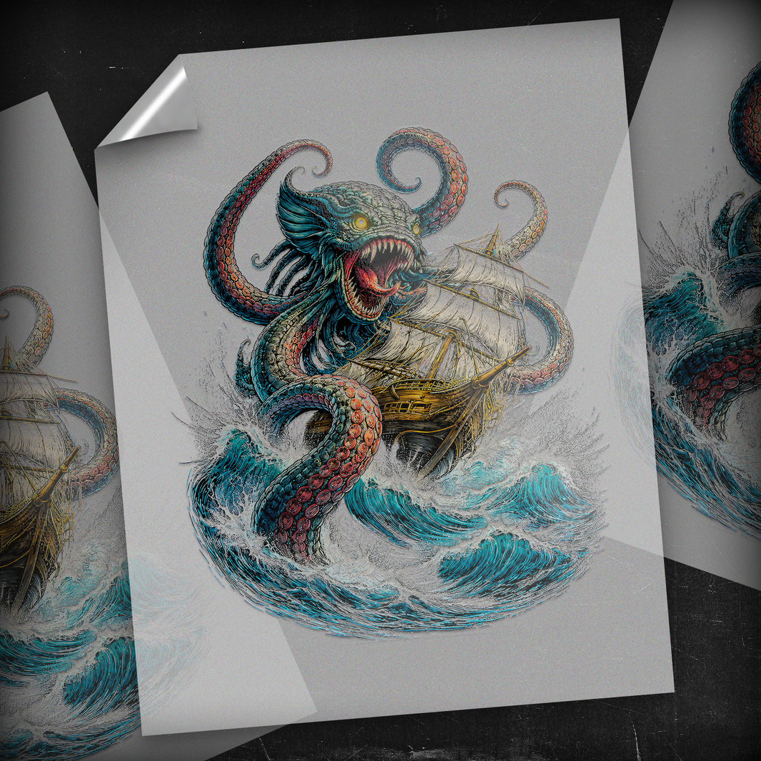Tales of the Kraken - DTF Transfer