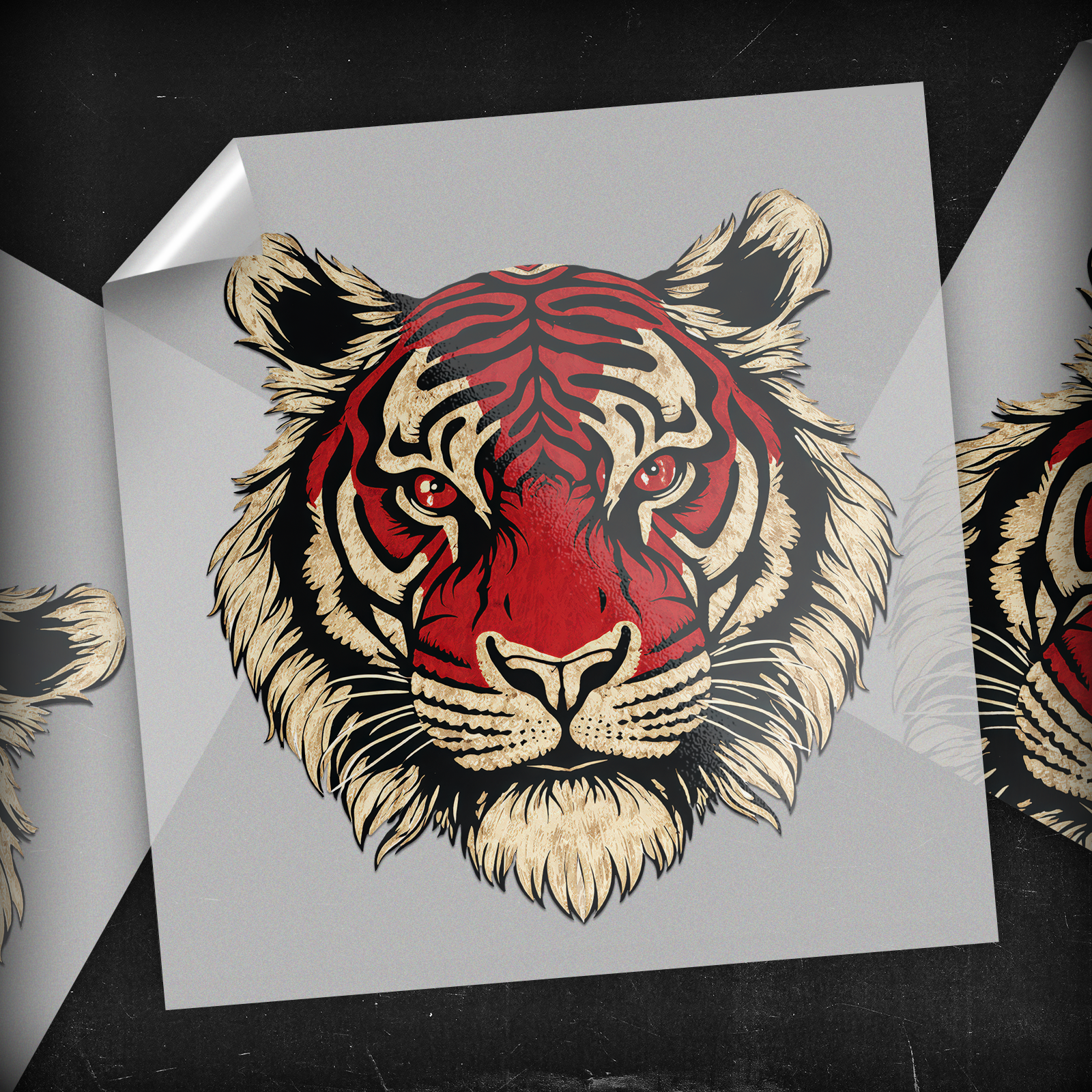 Tiger Faces - DTF Transfer