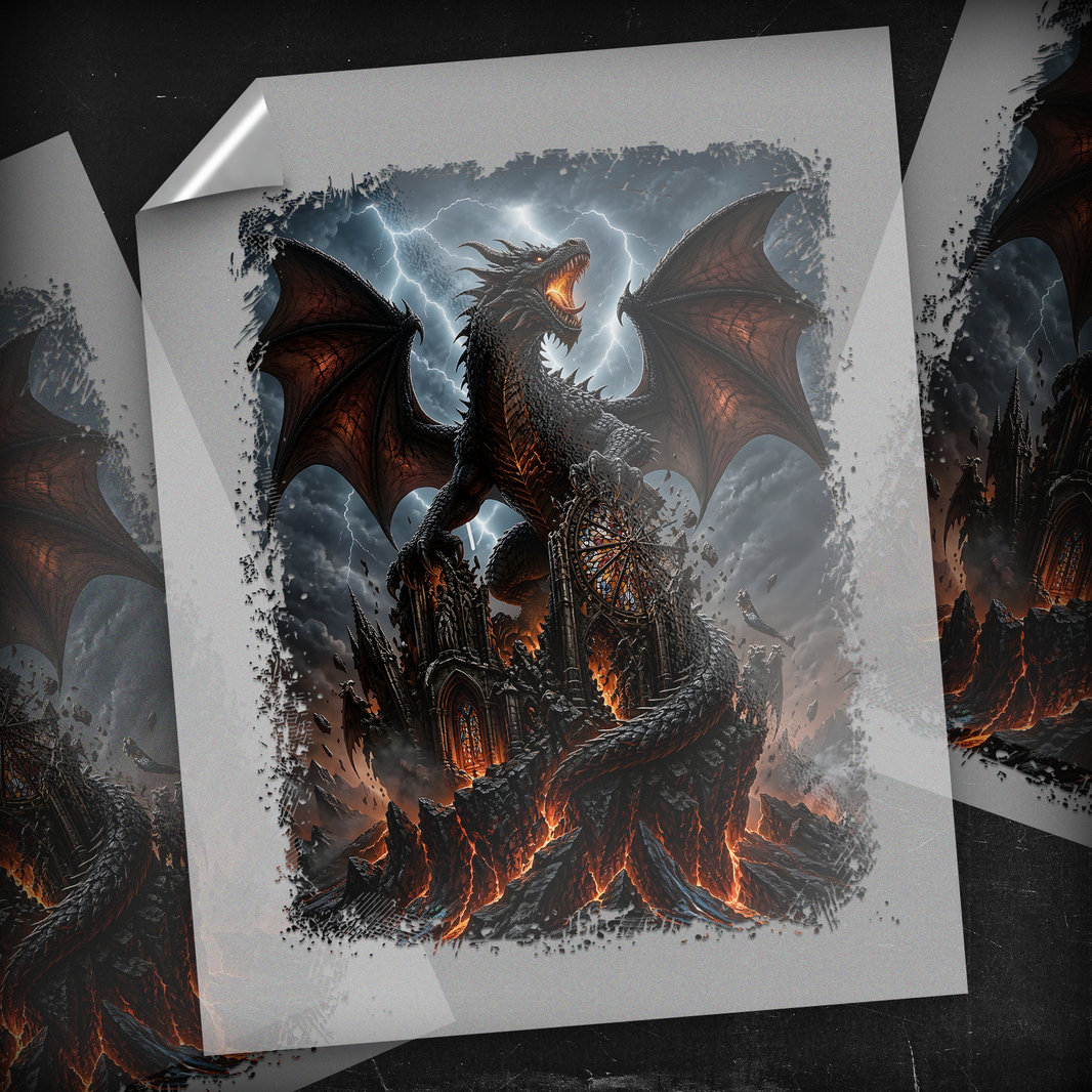 Wrath of the Obsidian King - DTF Transfer
