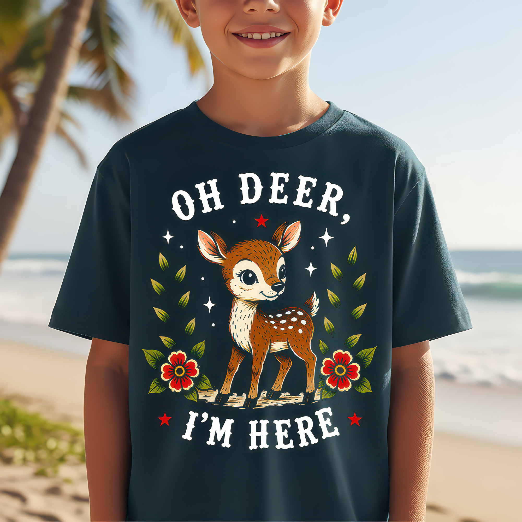 Oh Deer I'm Here - DTF Transfer