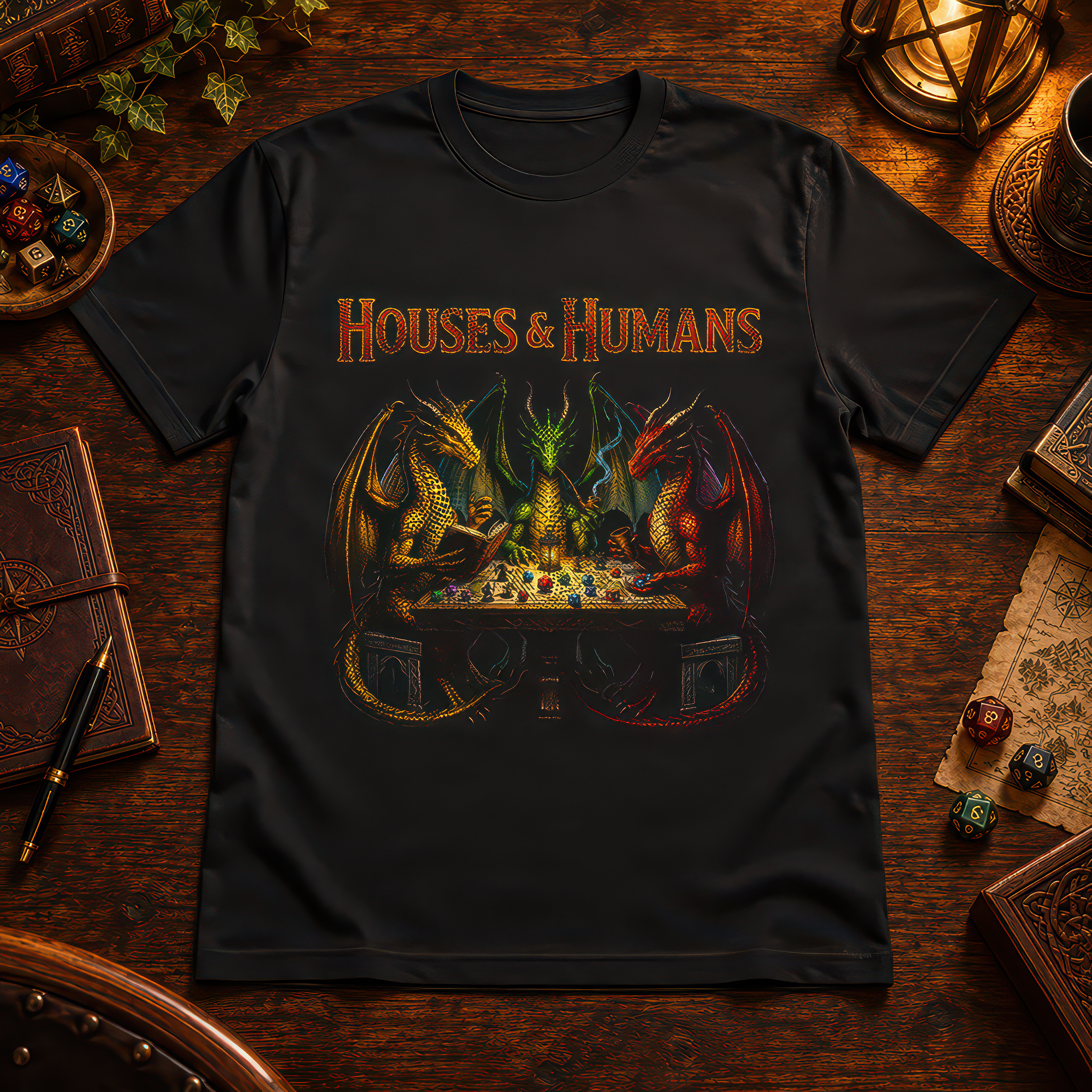 Houses & Humans Dragons Tabletop RPG - DTF Transfer