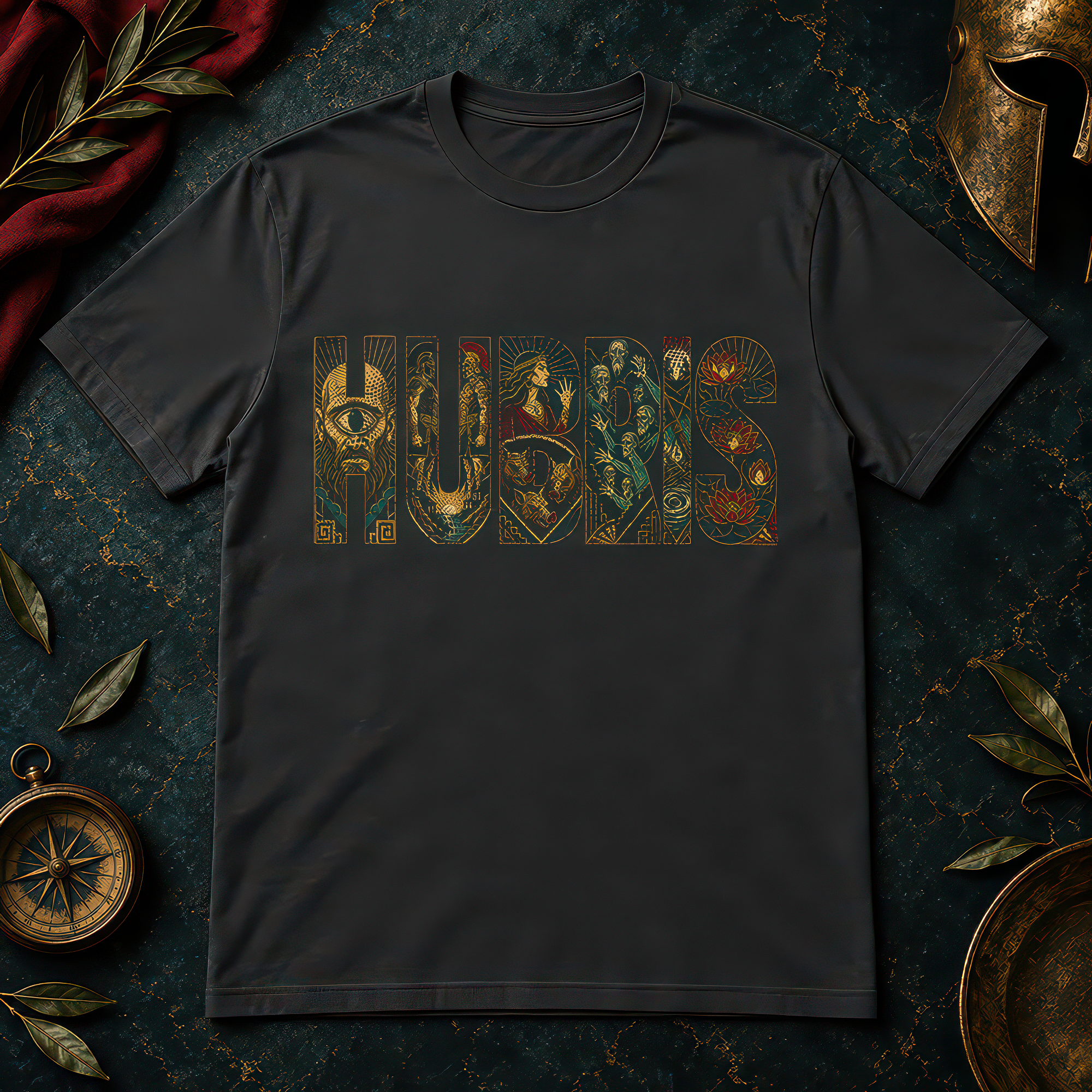 Hubris Greek Mythology Odyssey Art Deco - DTF Transfer