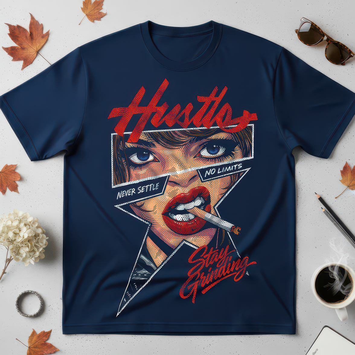 Hustle Stay Grinding (Double Sided Set) - DTF Transfer