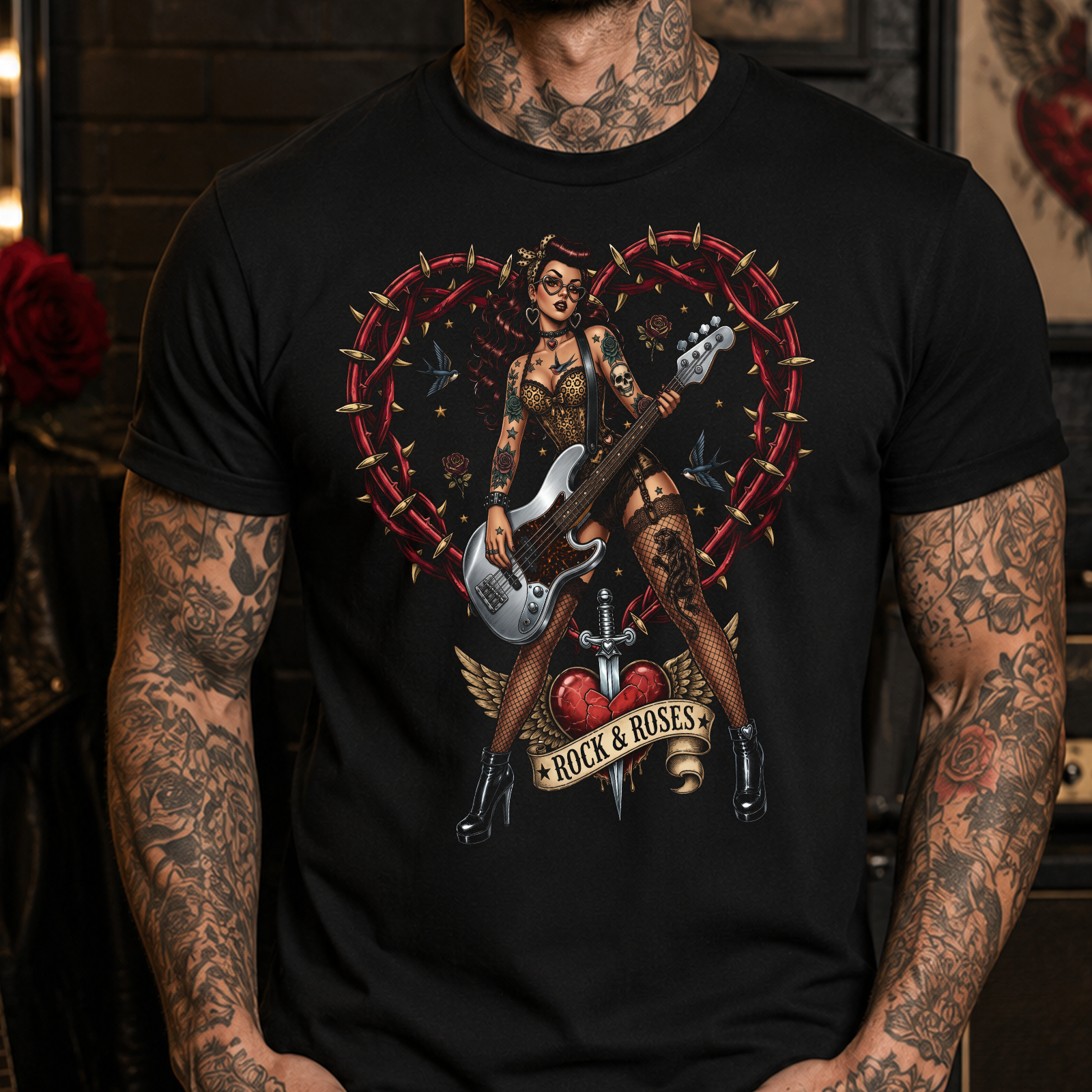 Rock n Roses - DTF Transfer
