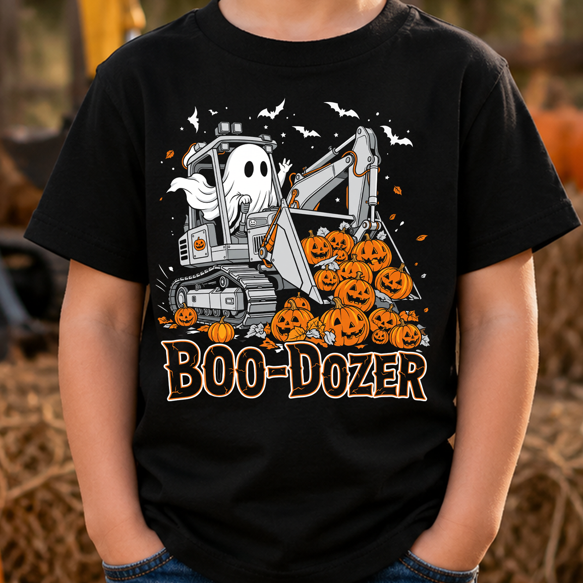 Pumpkin Excavator - DTF Transfer
