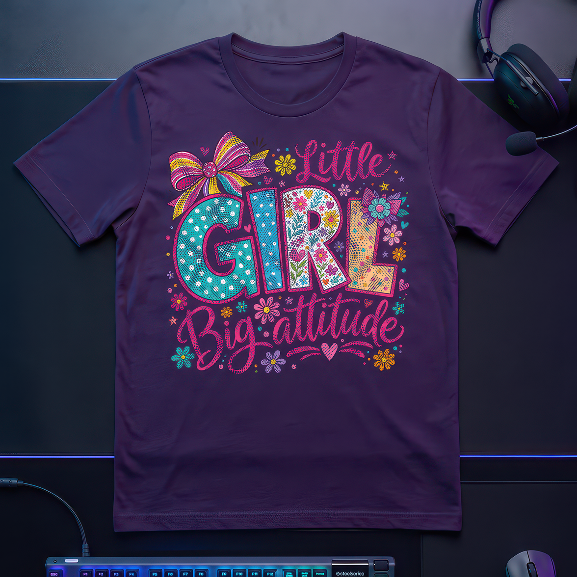 Little Girl Big Attitude - DTF Transfer