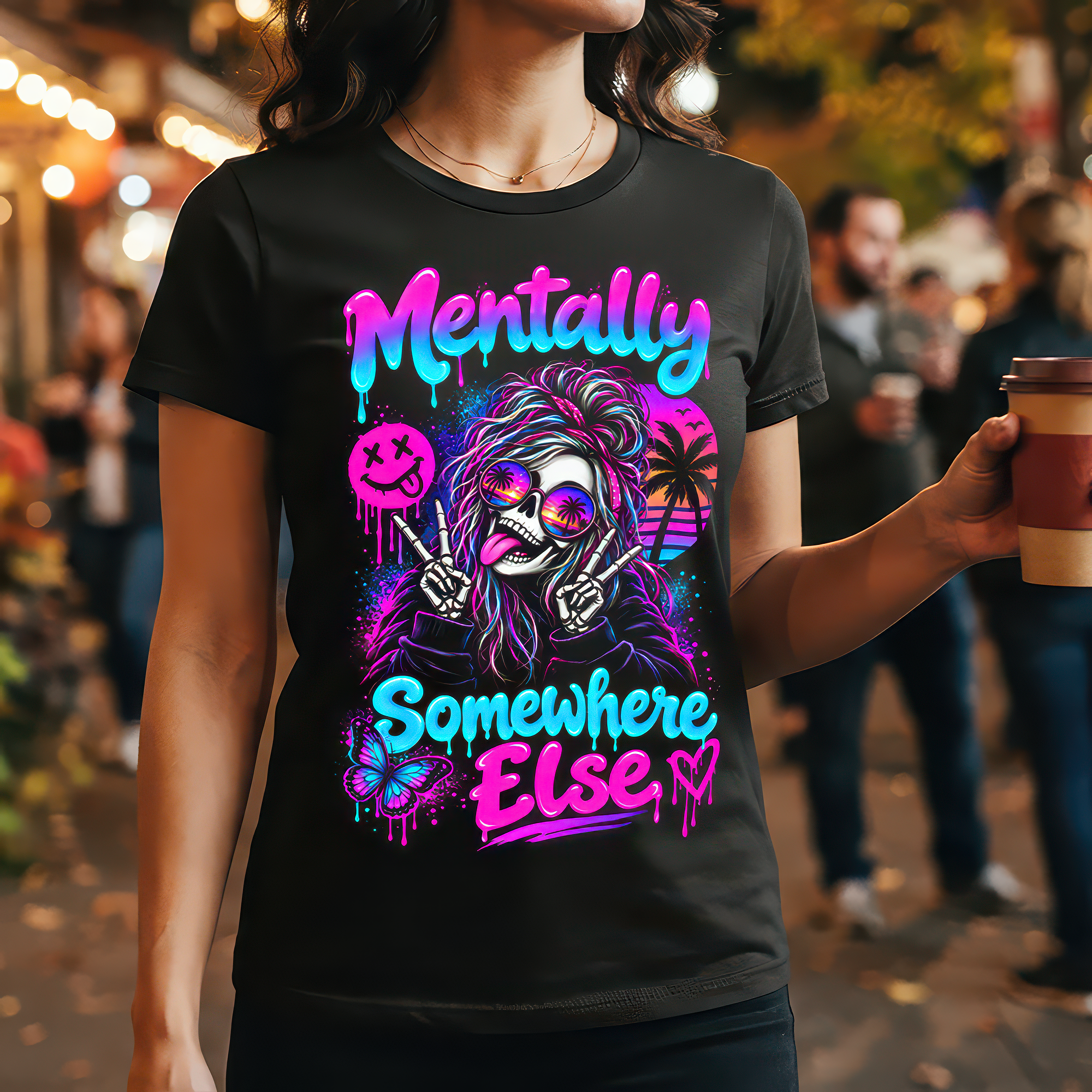 Mentally Somewhere Else - DTF Transfer