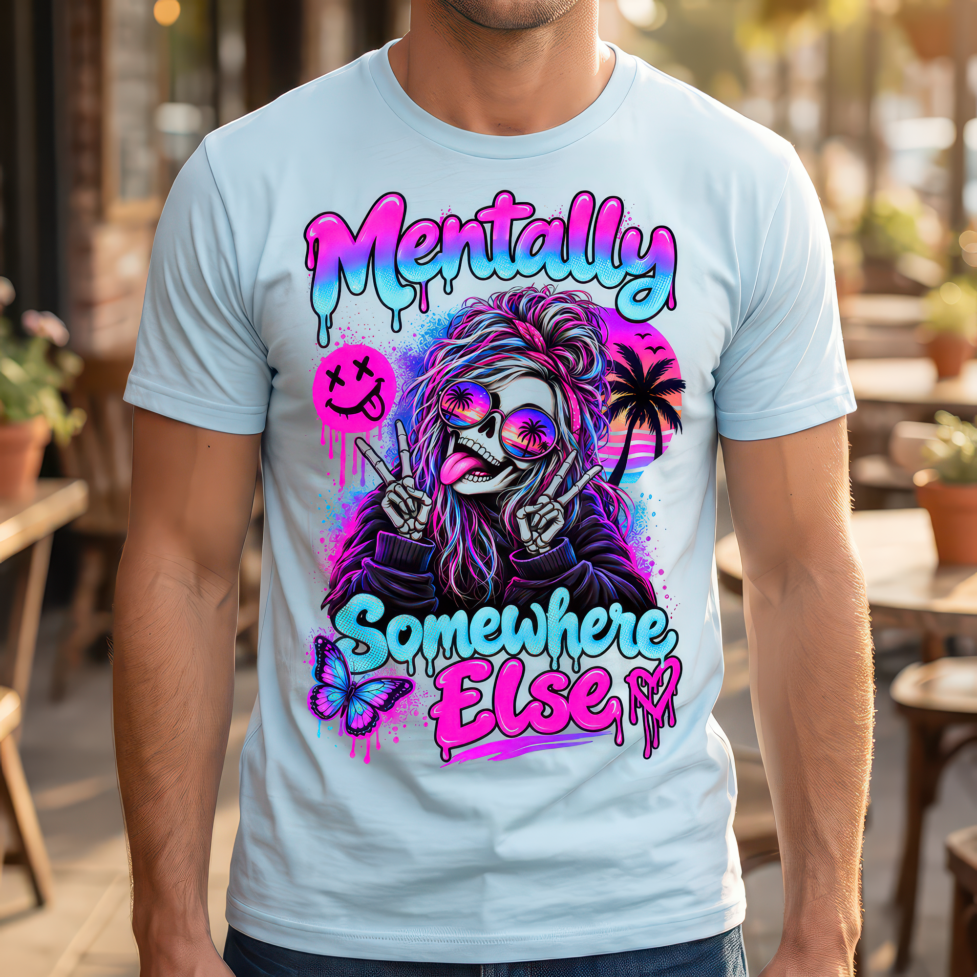 Mentally Somewhere Else - DTF Transfer