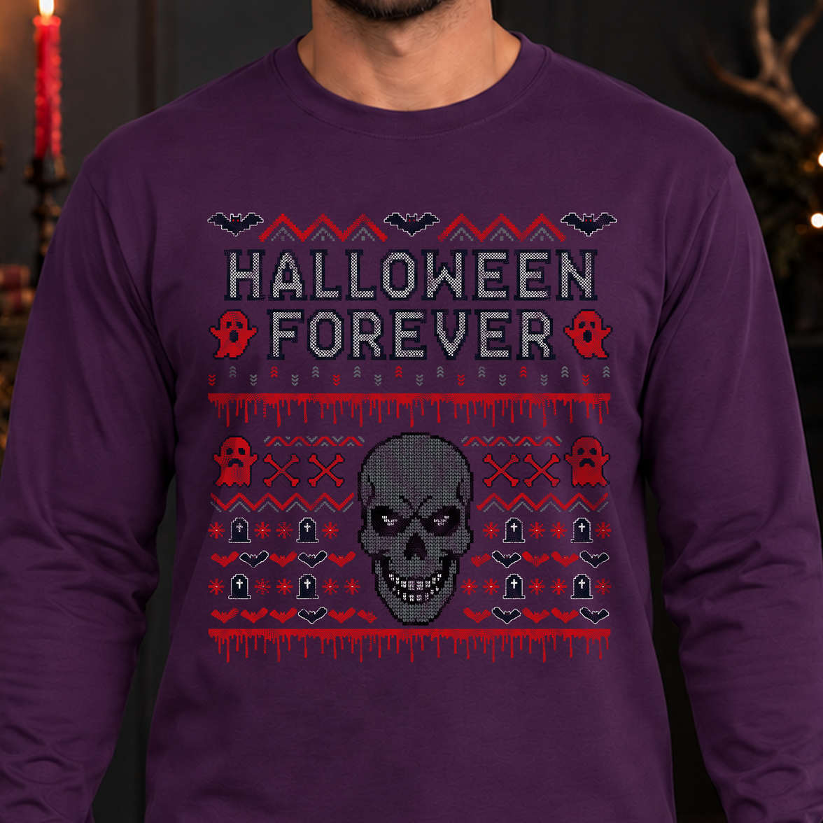 Halloween Forever Ugly Sweater - DTF Transfer